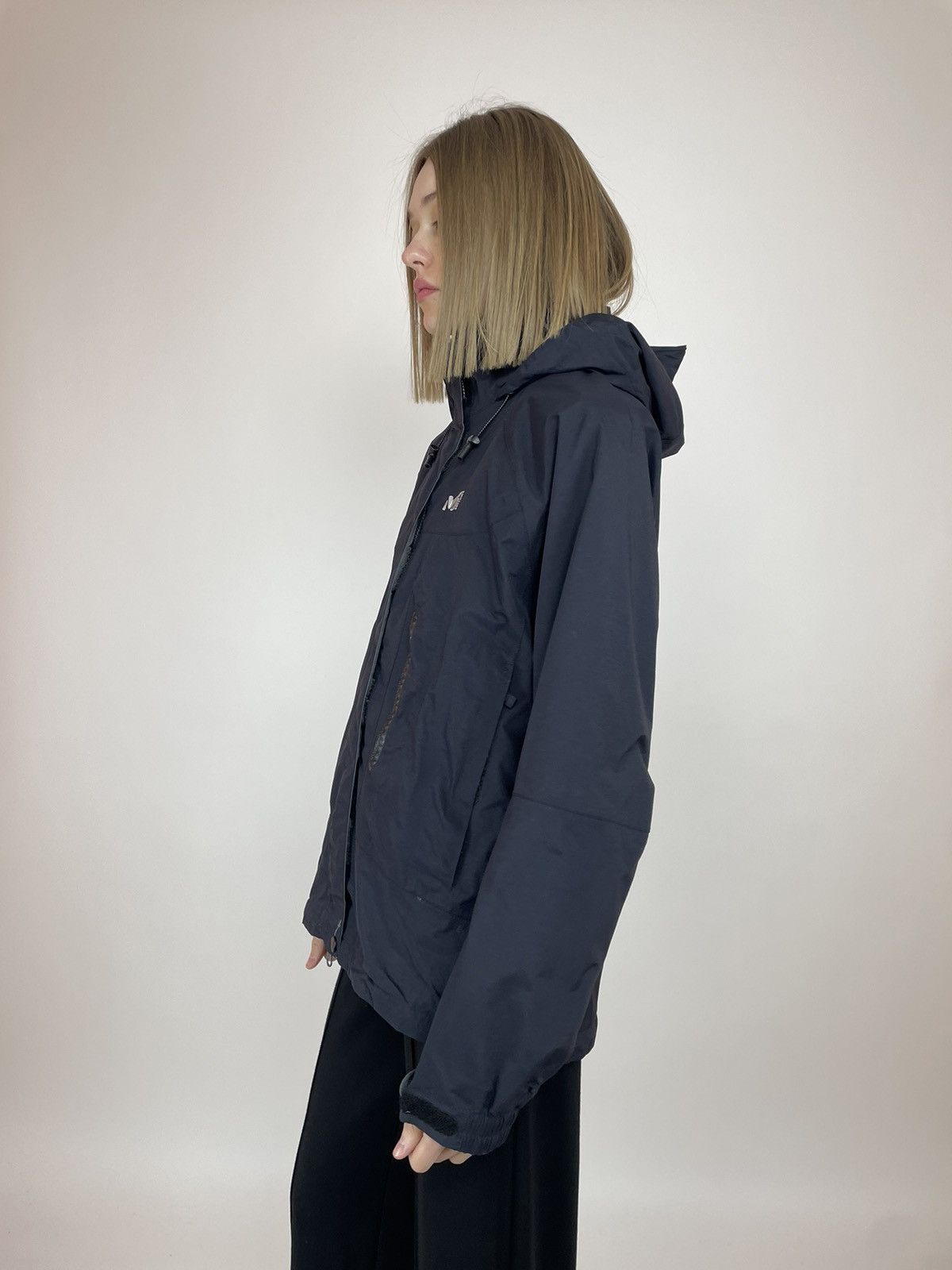 Goretex MILLET Gore-Tex Pit Zips Hooded Trackngi Outdoor Jacket Size M / US 6-8 / IT 42-44 - 3 Thumbnail