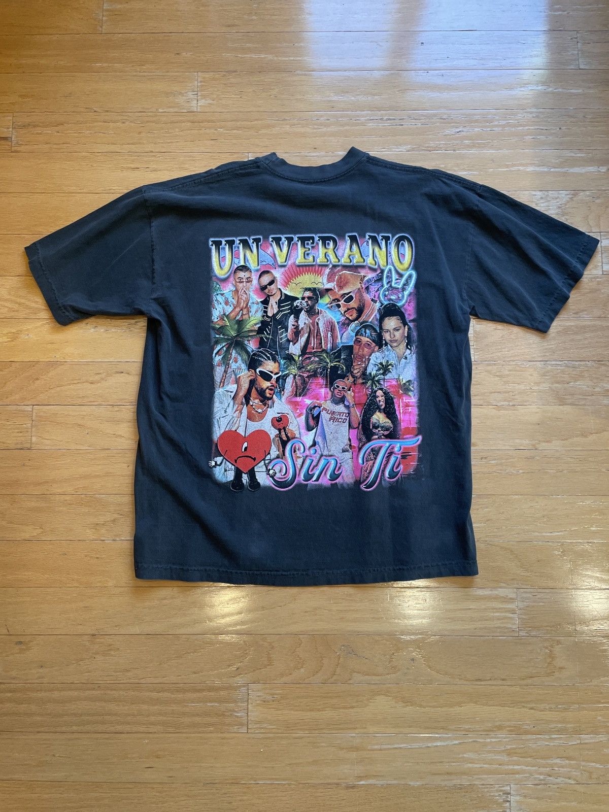 Other Street Market Supply Bad Bunny Vintage Black Tee Size US L / EU 52-54 / 3 - 2 Thumbnail