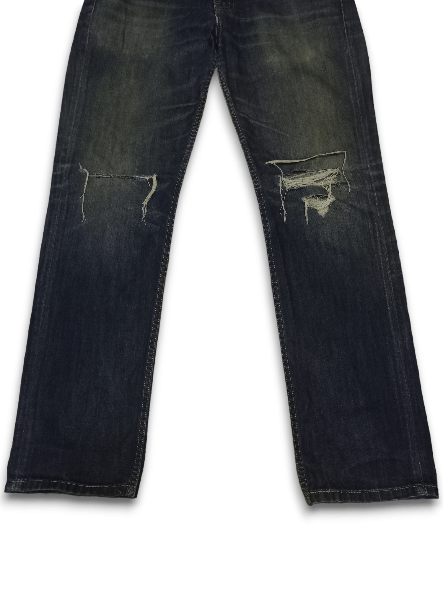 Levi's × Levi's Vintage Clothing Vintage Levis 511 Mud Wash Distressed Jeans Size US 34 / EU 50 - 7 Thumbnail