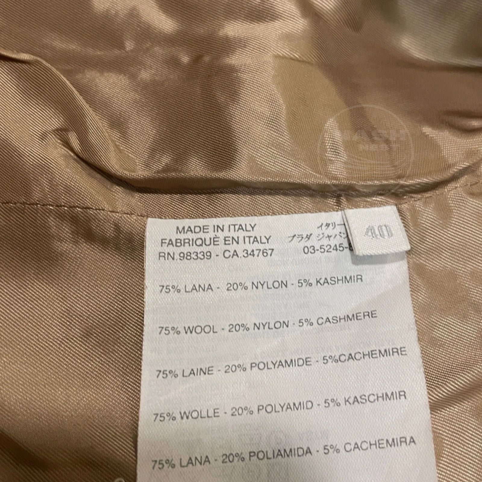 Miu Miu Rare Miu Miu 2003 Runway Blazer | Equestrian Cashmere, IT 40 Size S / US 4 / IT 40 - 9 Thumbnail
