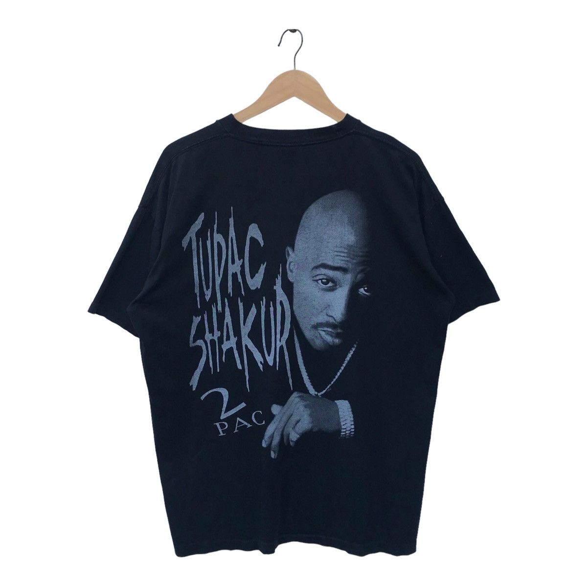 Band Tees Vintage Bootleg Tupac Shakur Rap Tee 90s 2pac Shirt Size US XL / EU 56 / 4 - 11 Thumbnail