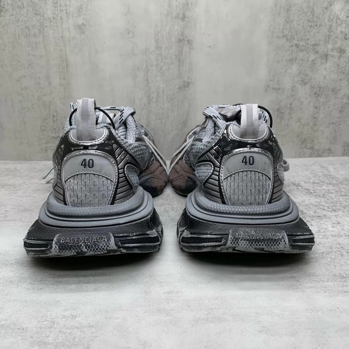Balenciaga Balenciaga 3xl Mud-Dyed Distressed Dad Shoe 40 98 New LX1474 Size US 7 / EU 40 - 5 Thumbnail