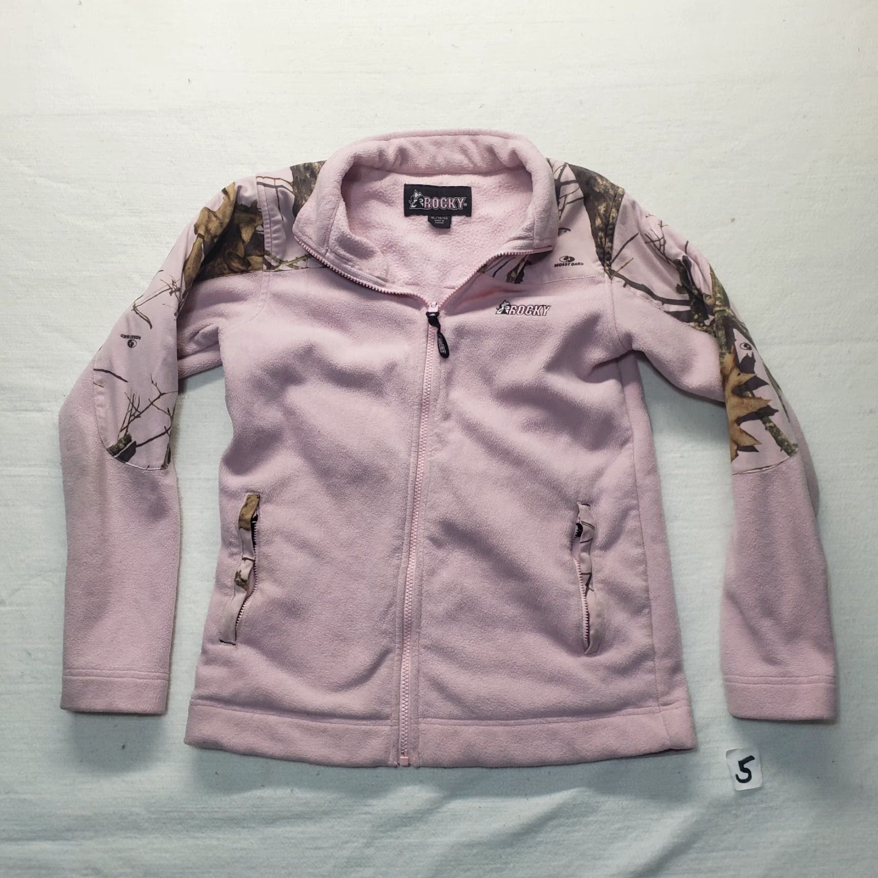 Pinko ROCKY Jacket Women Camouflage Pink Medium XL Regular Basic Jacket Casual Full Zip Polyester Blended Fabric Jacket Size XL / US 12-14 / IT 48-50 - 2 Thumbnail