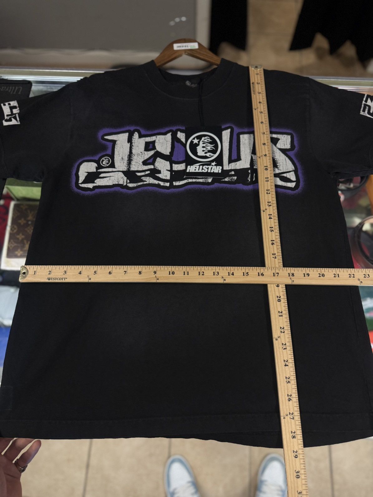 HELLSTAR Hellstar Black Jesus Tee Shirt 100% Authentic Size Small Size US S / EU 44-46 / 1 - 6 Thumbnail