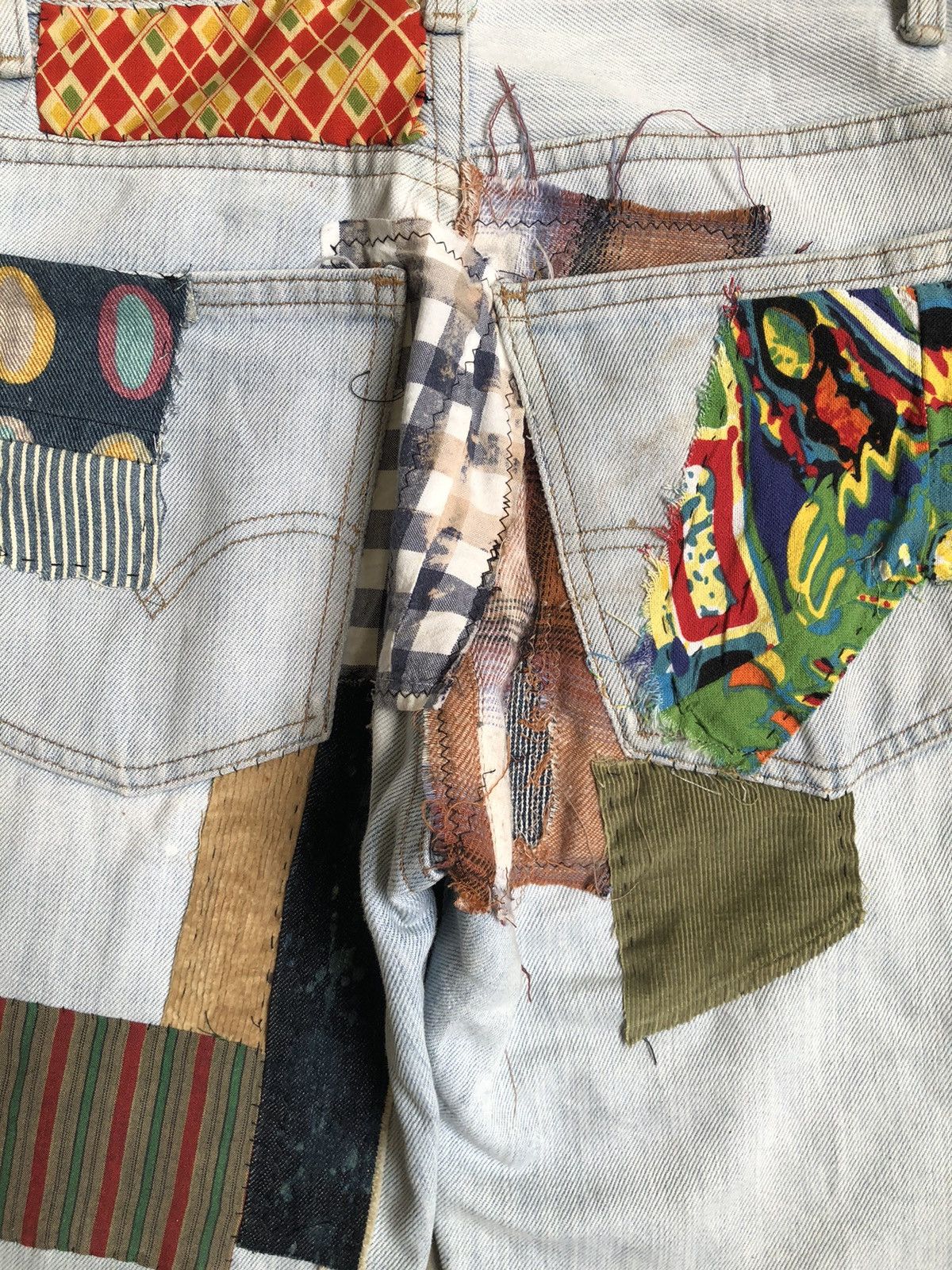 Levi's Vintage Clothing Vintage 1970 levis 517 orange tab custom patch and fringe Size 28" / US 6 / IT 42 - 7 Thumbnail