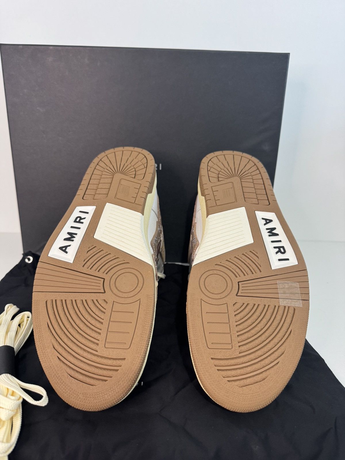 Amiri Amiri Skel Top Hi Bandana Brown Sneakers Sz 14 / 47 New Size US 14 / EU 47 - 8 Thumbnail