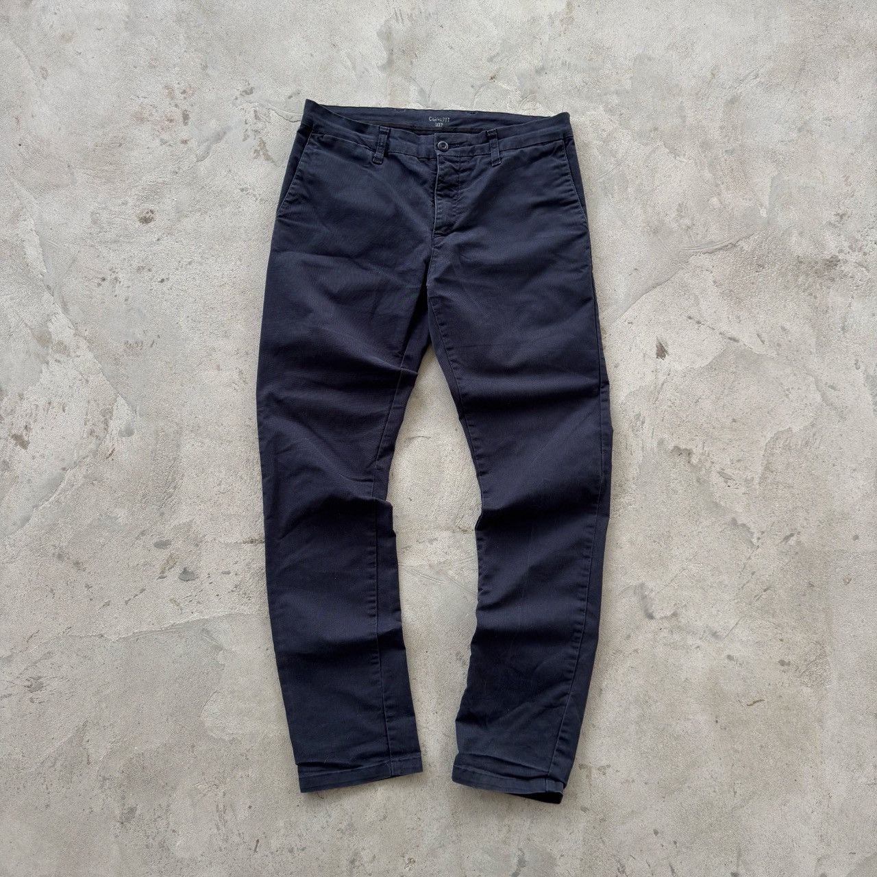 Carhartt Wip Carhartt WIP Sid Pant Navy Blue Chino Trousers 34x34 Size US 32 / EU 48 - 2 Thumbnail