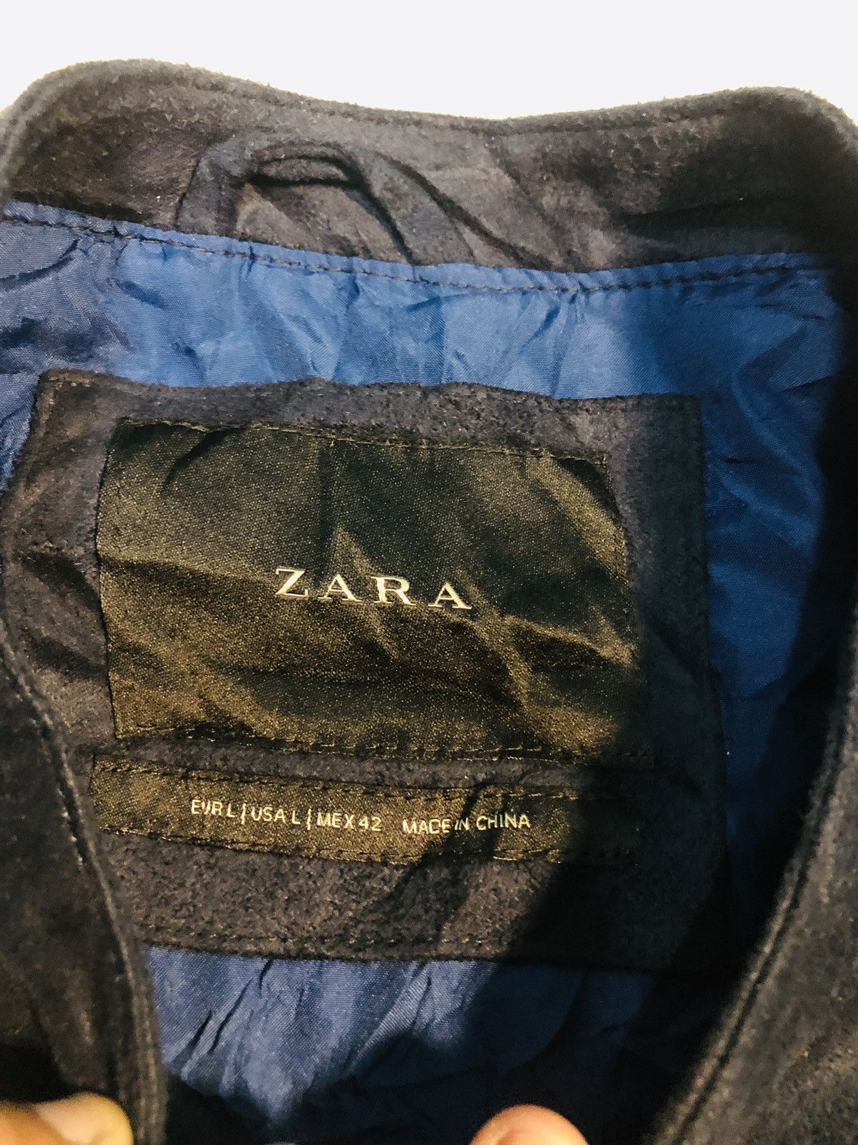 Vintage × Zara Zara Hoodie Zip Up Jacket (4) Size US L / EU 52-54 / 3 - 8 Thumbnail