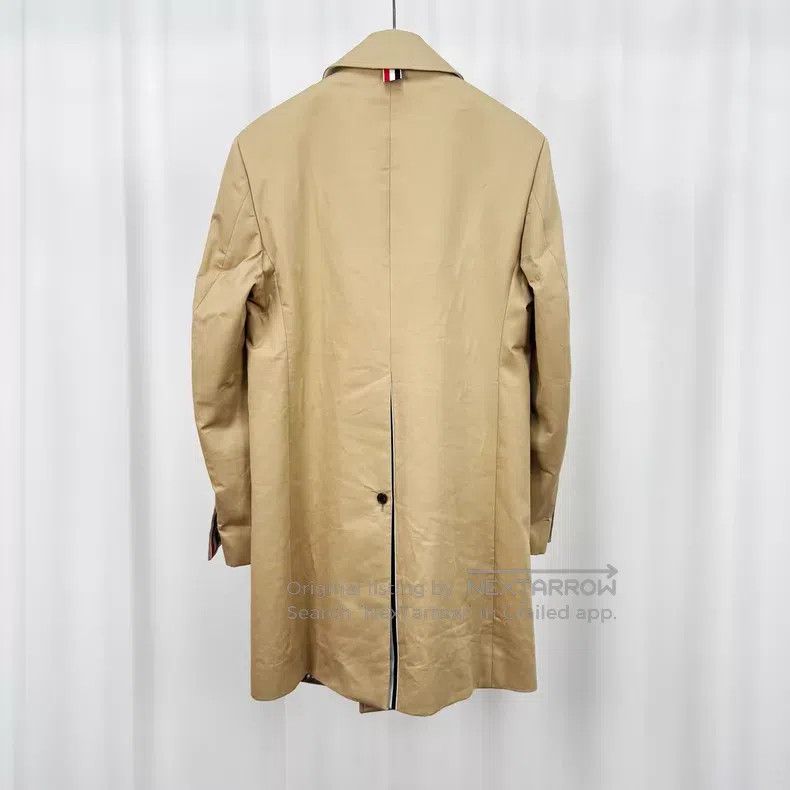 Song For The Mute SONG FOR THE MUTE Khaki striped trench coat Size US XS / EU 42 / 0 - 2 Thumbnail