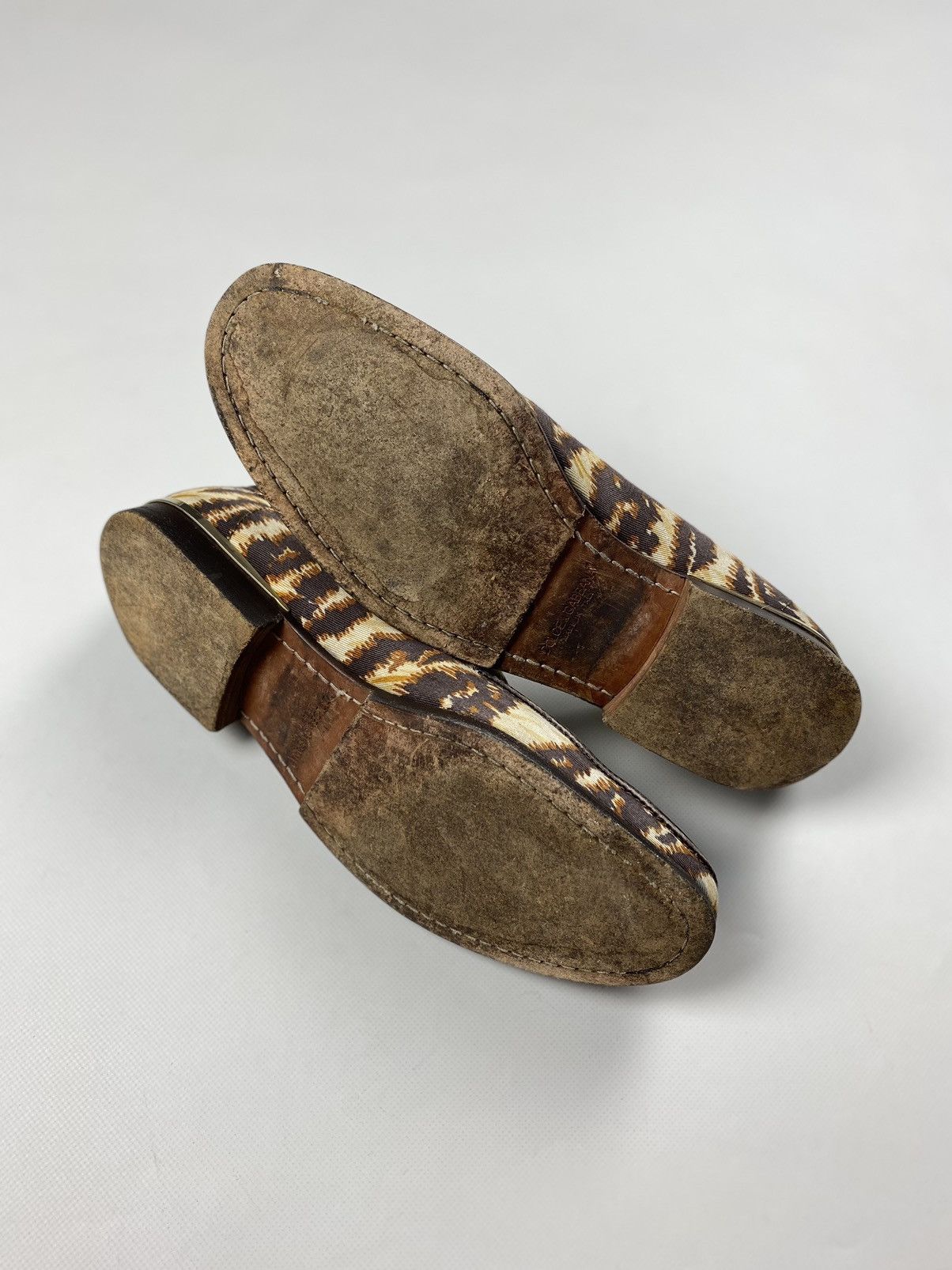 Dolce & Gabbana Dolce & Gabbana men’s vintage animal pattern loafer shoes Size US 8.5 / EU 41-42 - 21 Thumbnail