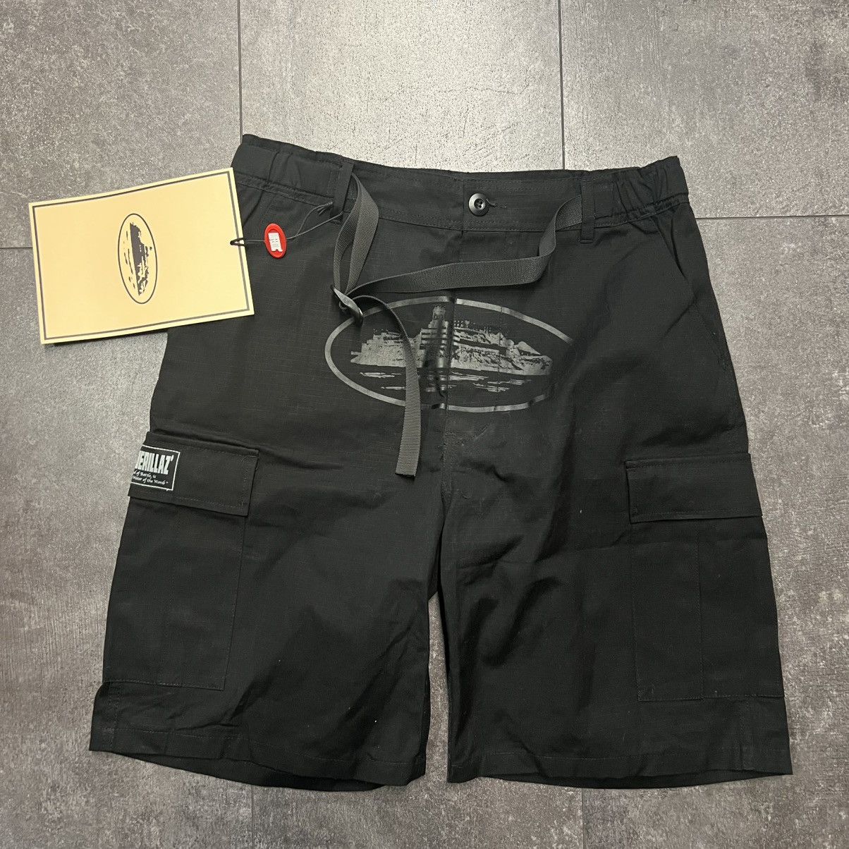 Corteiz Corteiz Storm Cargo Shorts Black Size Medium | Grailed