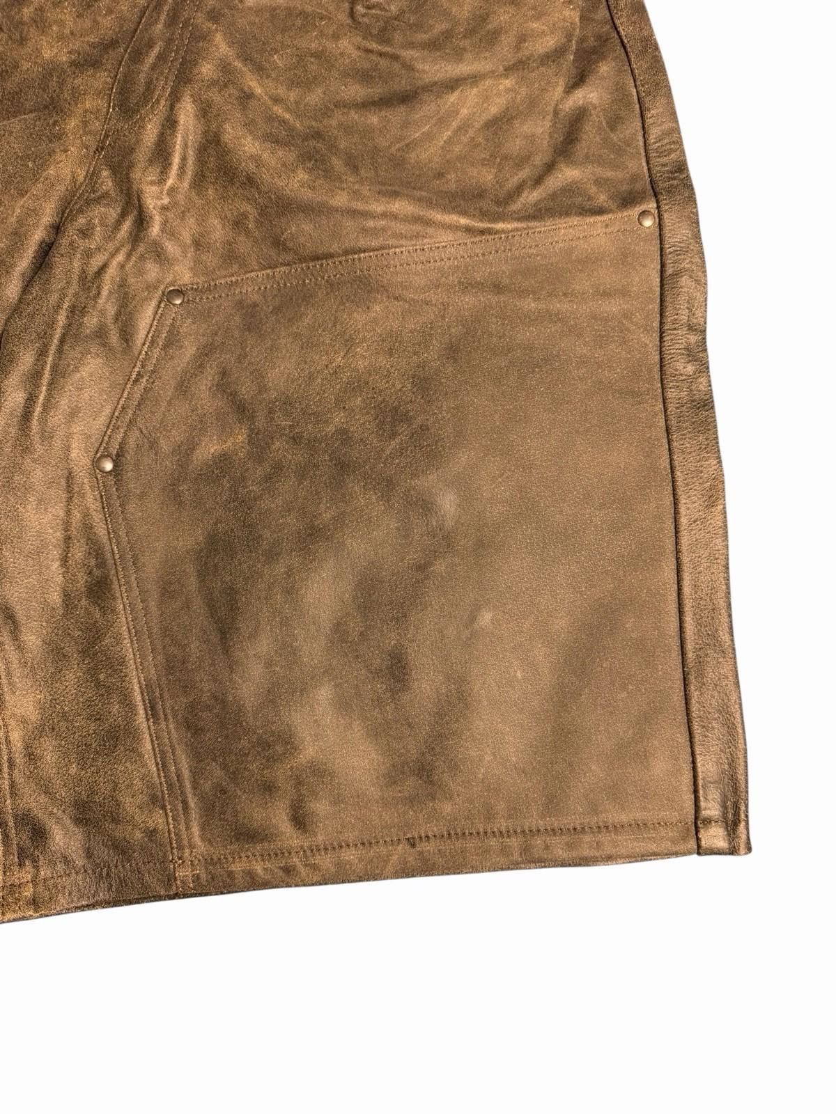 Other GV Gallery Raspberry Hills RUSTED CHOCOLATE LEATHER SHORTS Size US 30 / EU 46 - 2 Thumbnail
