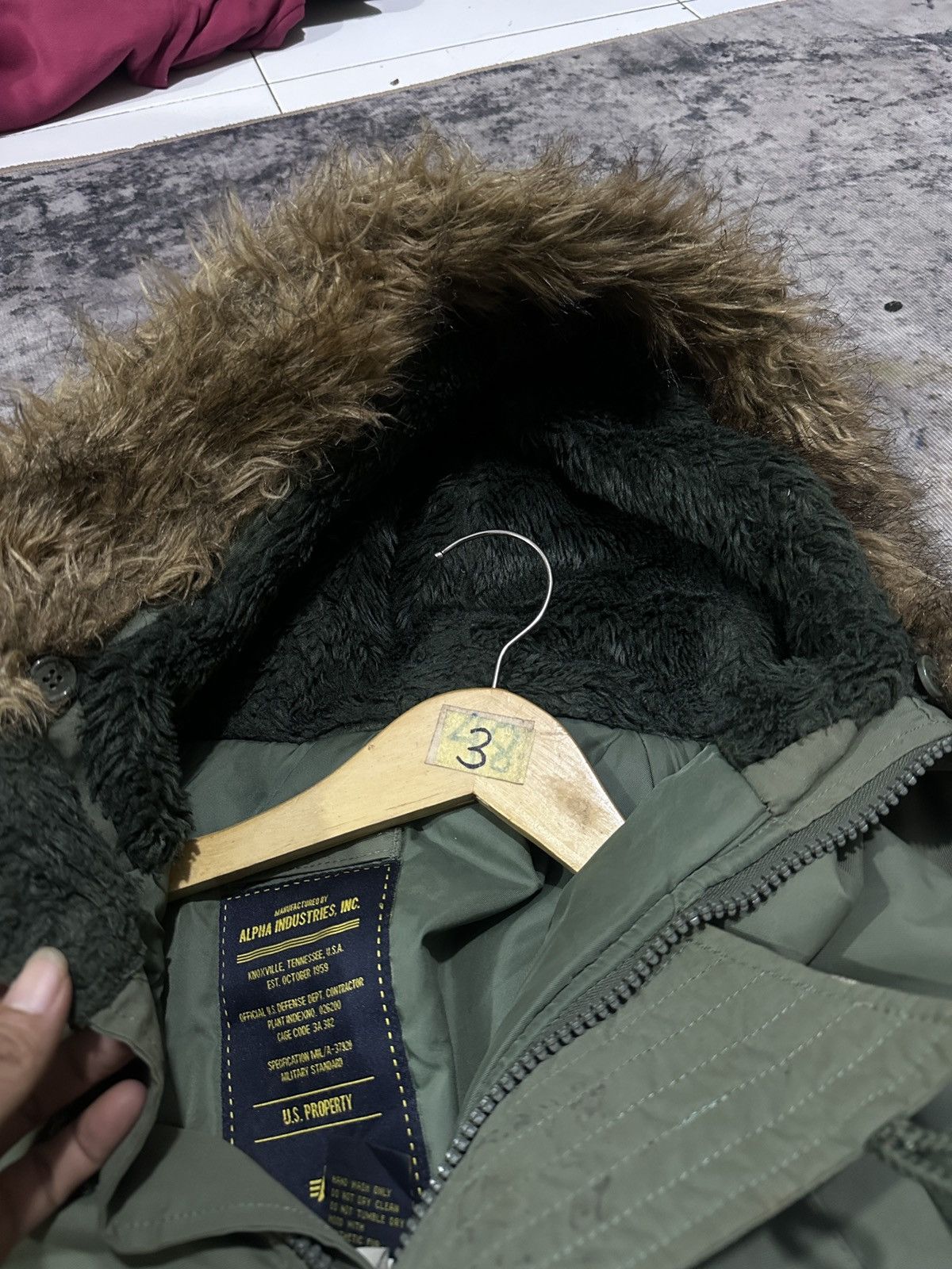 Alpha Industries Alphaindustries Inc Usa Fur Jacket Green Size US XXL / EU 58 / 5 - 6 Thumbnail