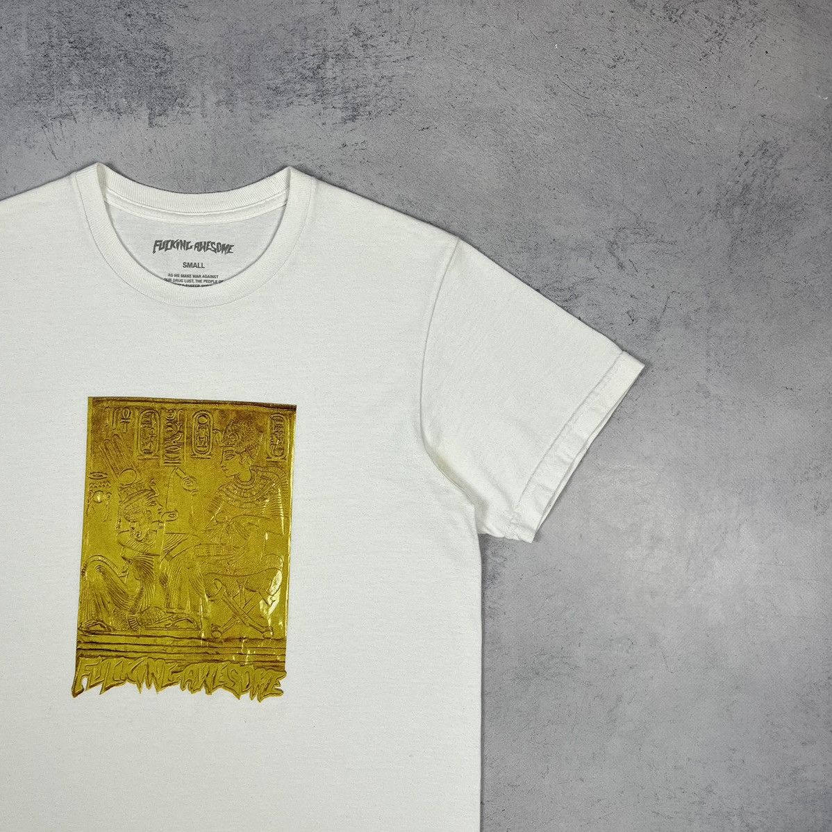 Fucking Awesome Fucking Awesome Pharaoh big logo tee Size US S / EU 44-46 / 1 - 3 Thumbnail