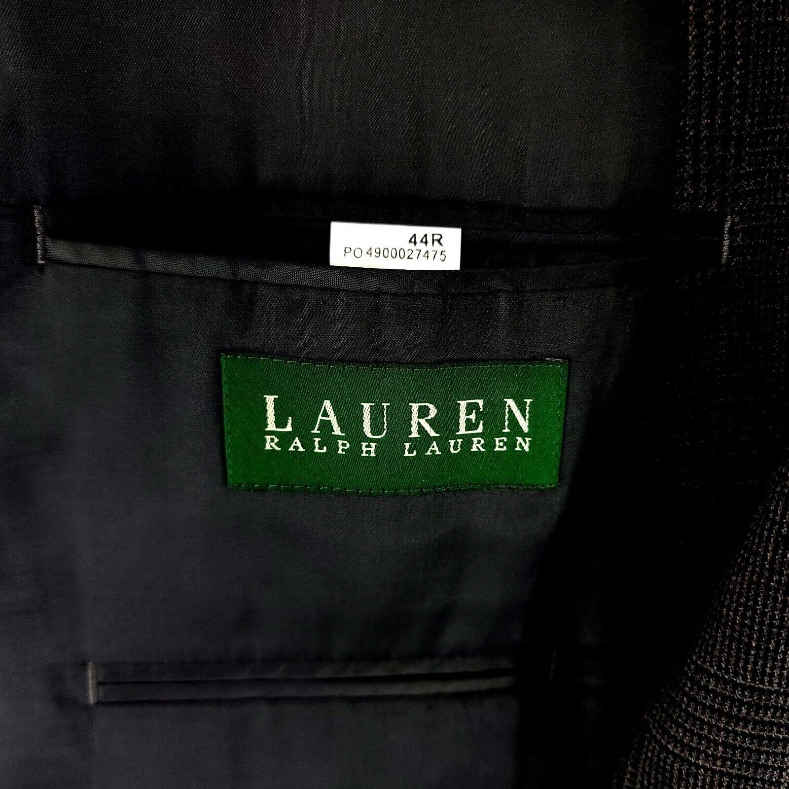 Lauren Ralph Lauren Lauren Ralph Lauren Tweed Wool 2 Button Sport Coat 42R Black Size 42R - 7 Thumbnail