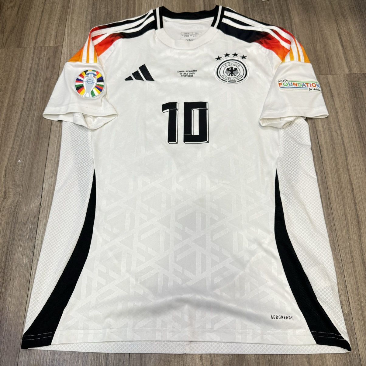 Adidas Germany Euro2024 home shirt #10 Musiala Size US L / EU 52-54 / 3 - 1 Thumbnail