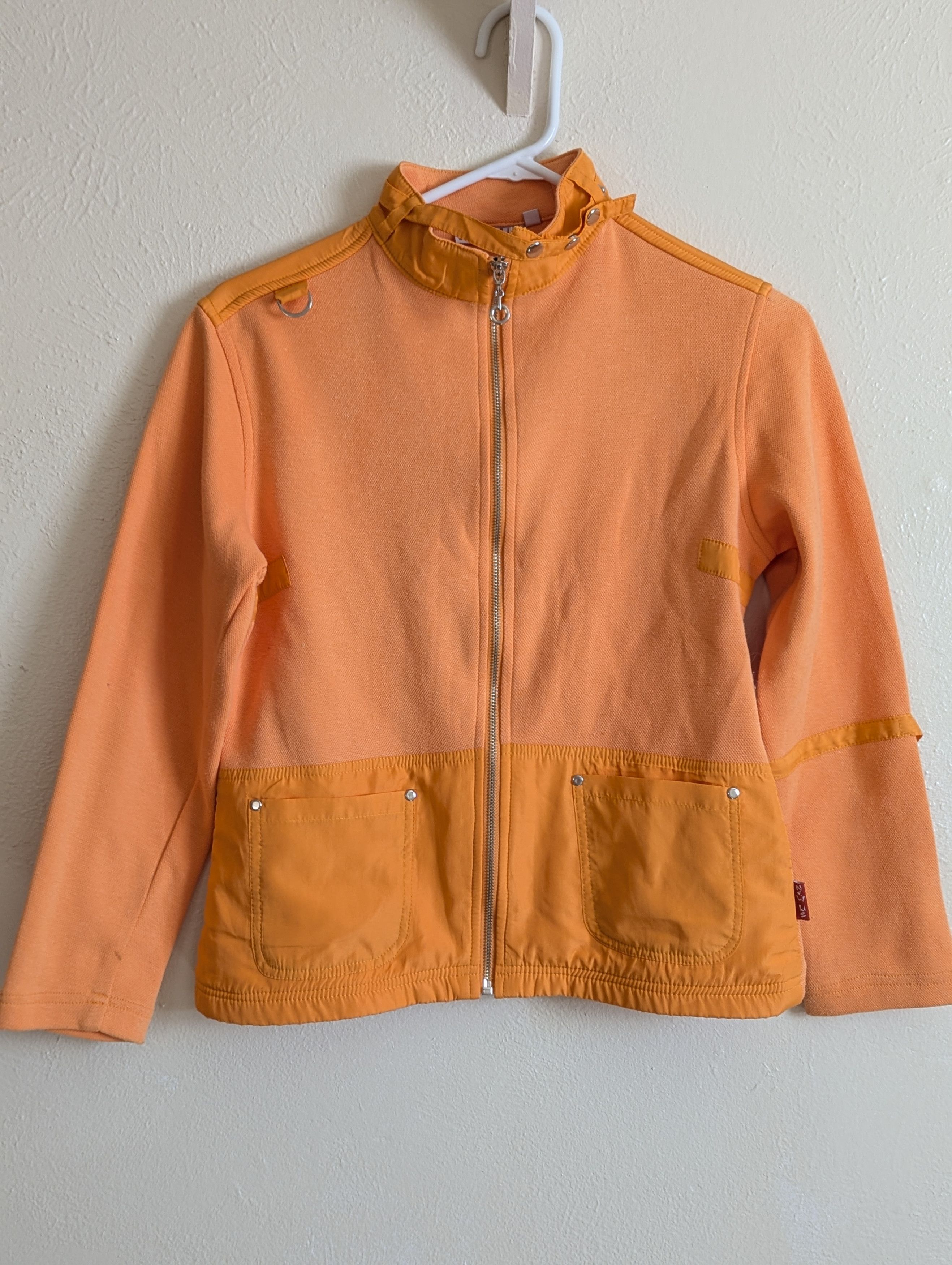 Other Orange Jacket Zip Up Streetwear Size M / US 6-8 / IT 42-44 - 2 Thumbnail