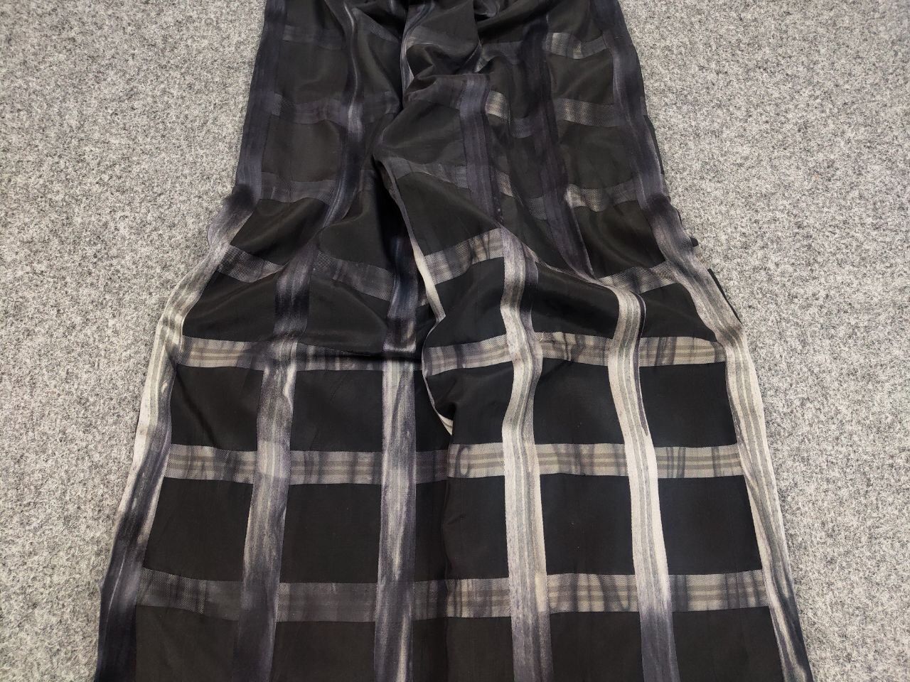 Other Eva Kyburz Design Wide Led Light Black Pattern Pants Size 32" / US 10 / IT 46 - 9 Thumbnail