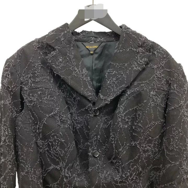 Comme des Garcons Comme des Garcons Black retro pattern coat Size M / US 6-8 / IT 42-44 - 3 Thumbnail