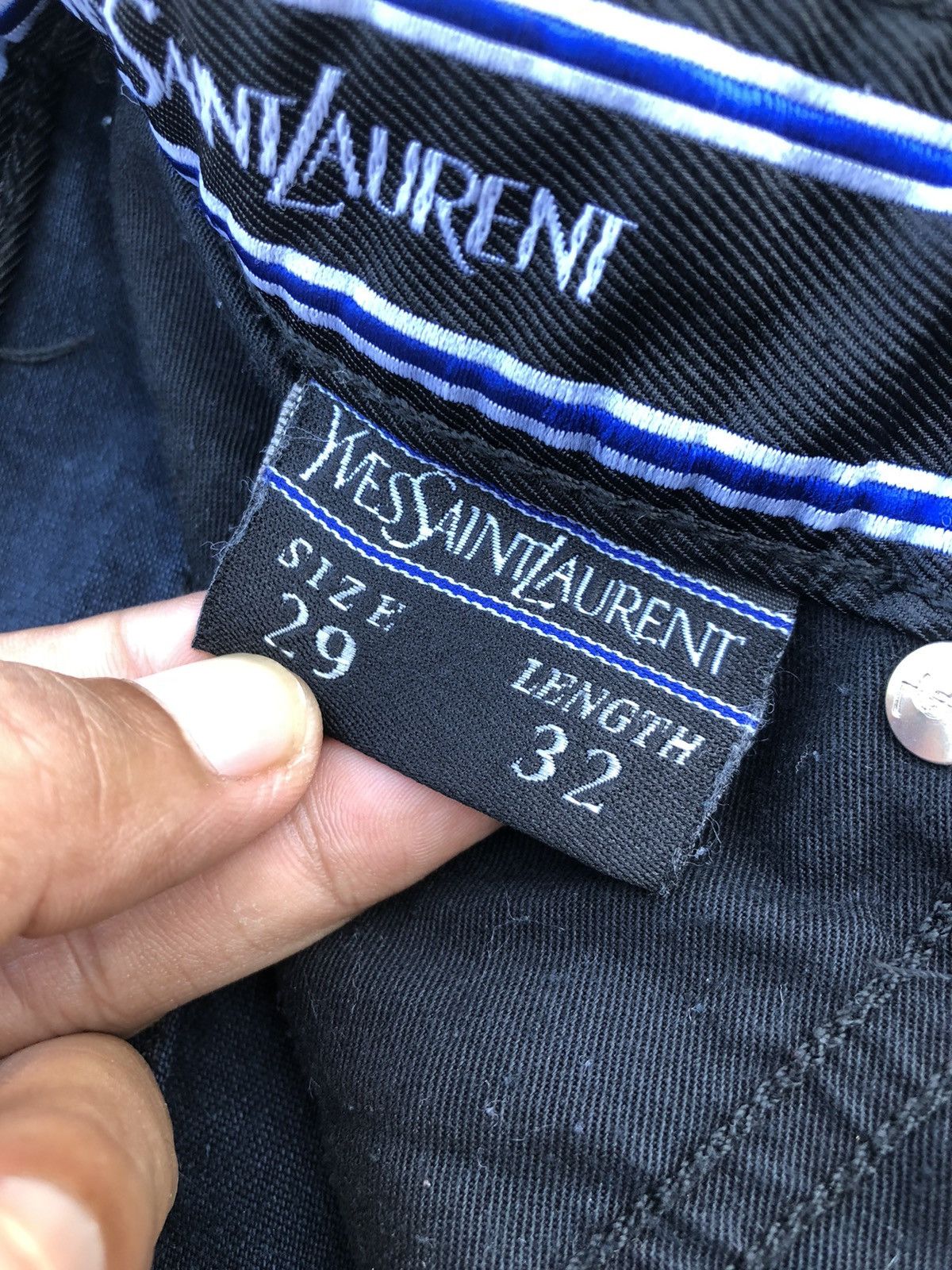Vintage × Yves Saint Laurent Vintage YSL Yves Saint Laurent Denim Jeans Size US 29 - 4 Thumbnail