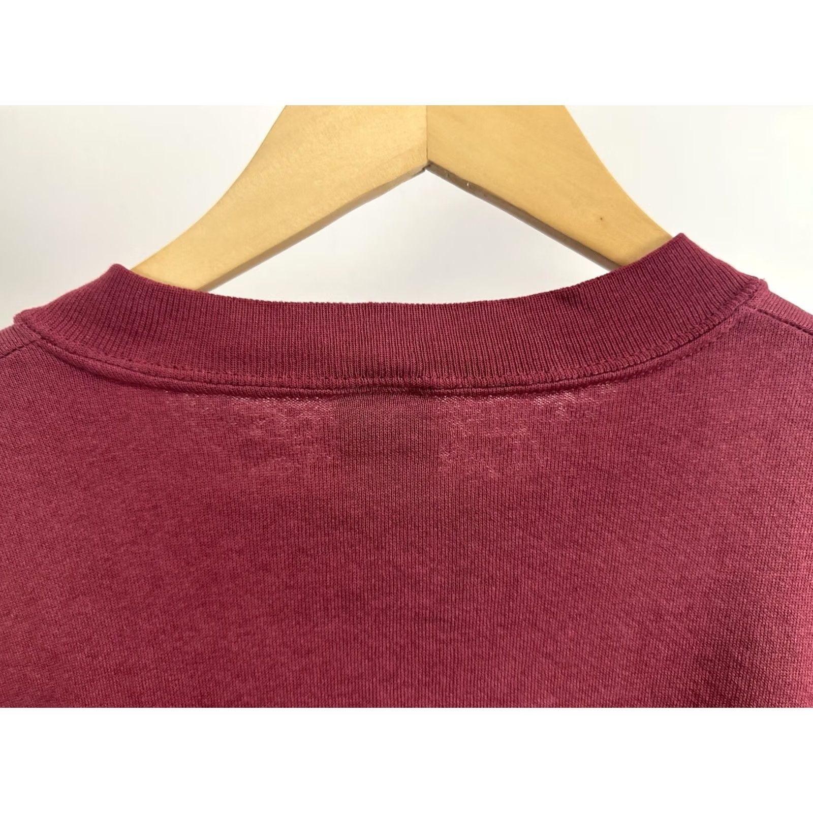 Jerzees VTG 80s Jerzees Paper Thin Burnout Burgundy Boxy Sweatshirt 3X Men Sweatshirt Burgundy 80s Jerzees Burnout Boxy Pullover Shirts Mens, 3X, Burgundy Size US XXL / EU 58 / 5 - 4 Thumbnail