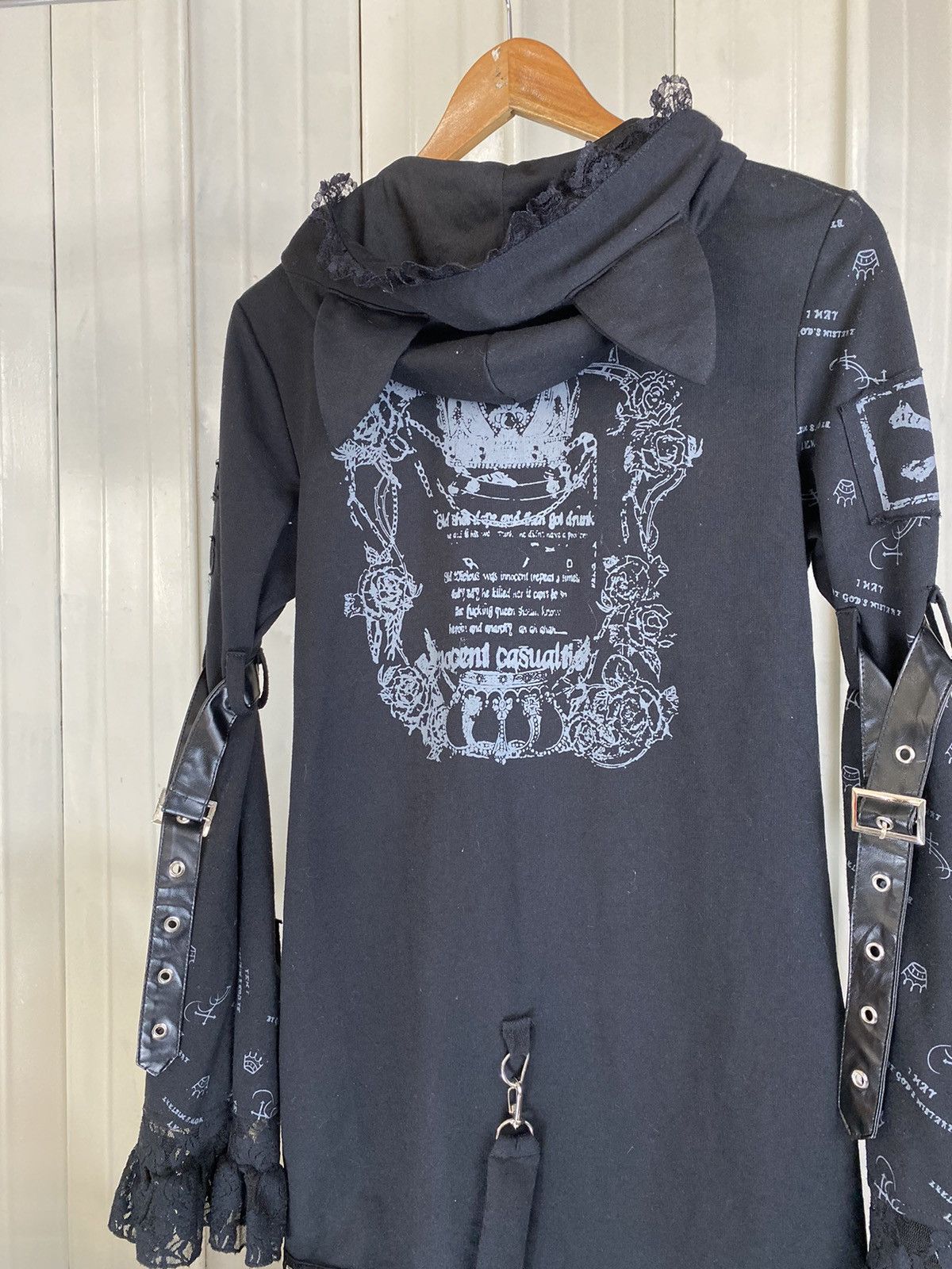If Six Was Nine ACDC Rag Punk Grunge Seditionaries Cat Hoodie Design Size US S / EU 44-46 / 1 - 8 Thumbnail