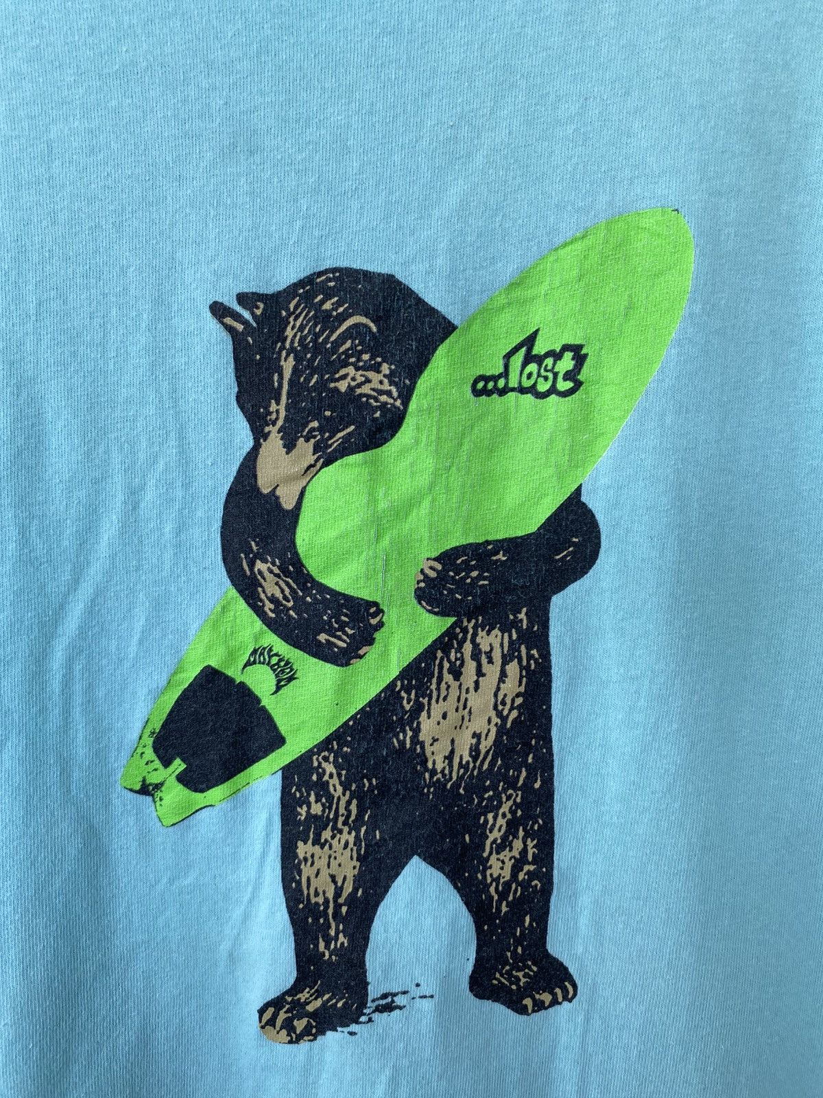 Lost Enterprises Lost Enterprises Bear Surfing Skateboarding Tees Size US M / EU 48-50 / 2 - 3 Thumbnail