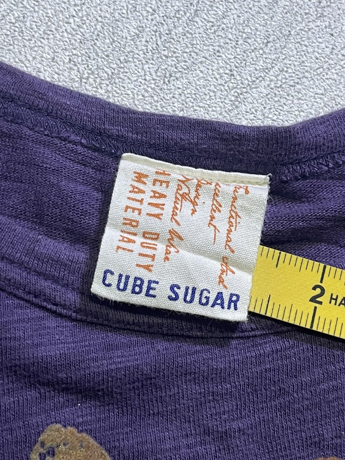 Japanese Brand Y2K CUBE SUGAR SHORT SLEEVE TSHIRT Size US M / EU 48-50 / 2 - 4 Thumbnail