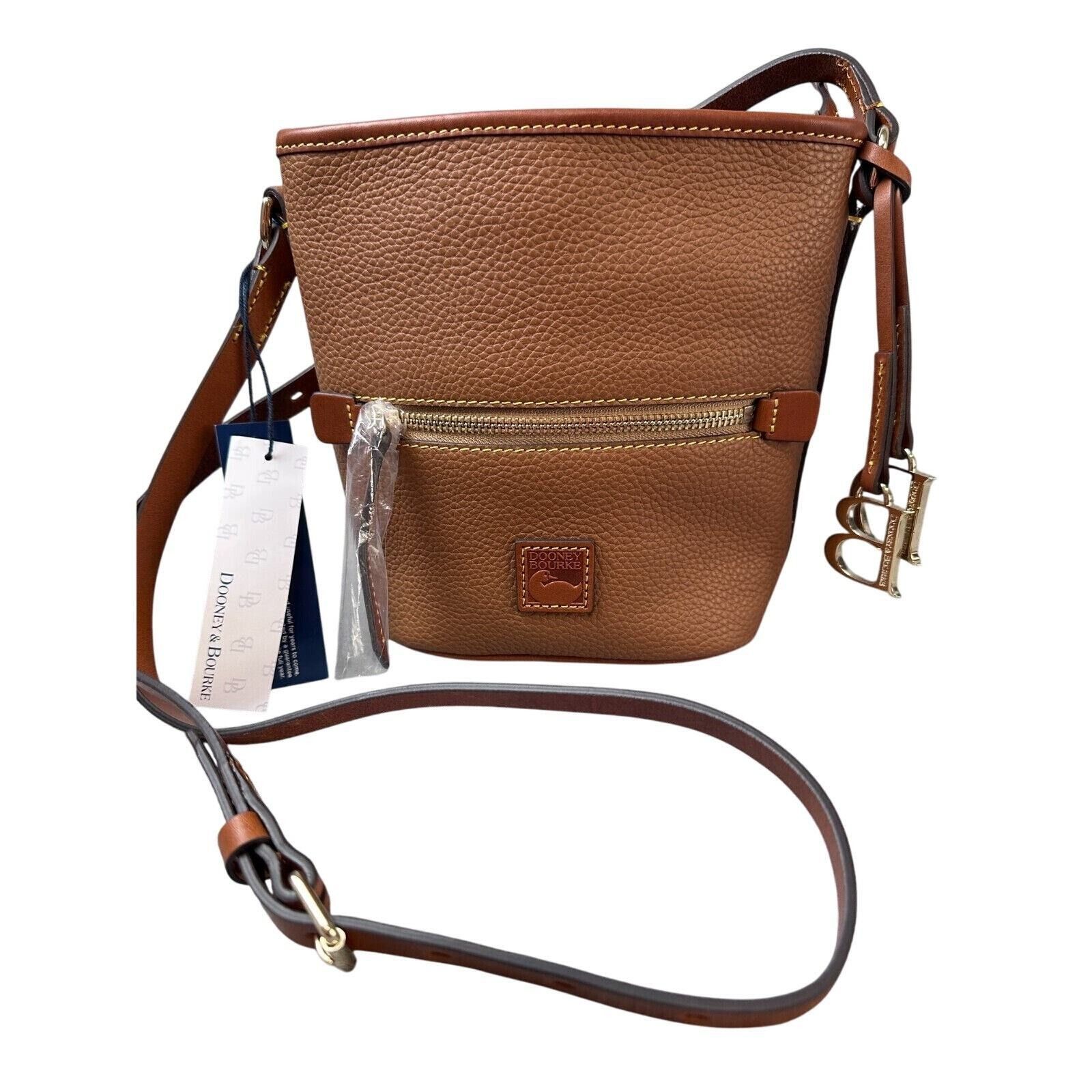 Dooney & Bourke Dooney & Bourke Small Crossbody Bag - Pebble Leather Caramel Size ONE SIZE - 2 Thumbnail