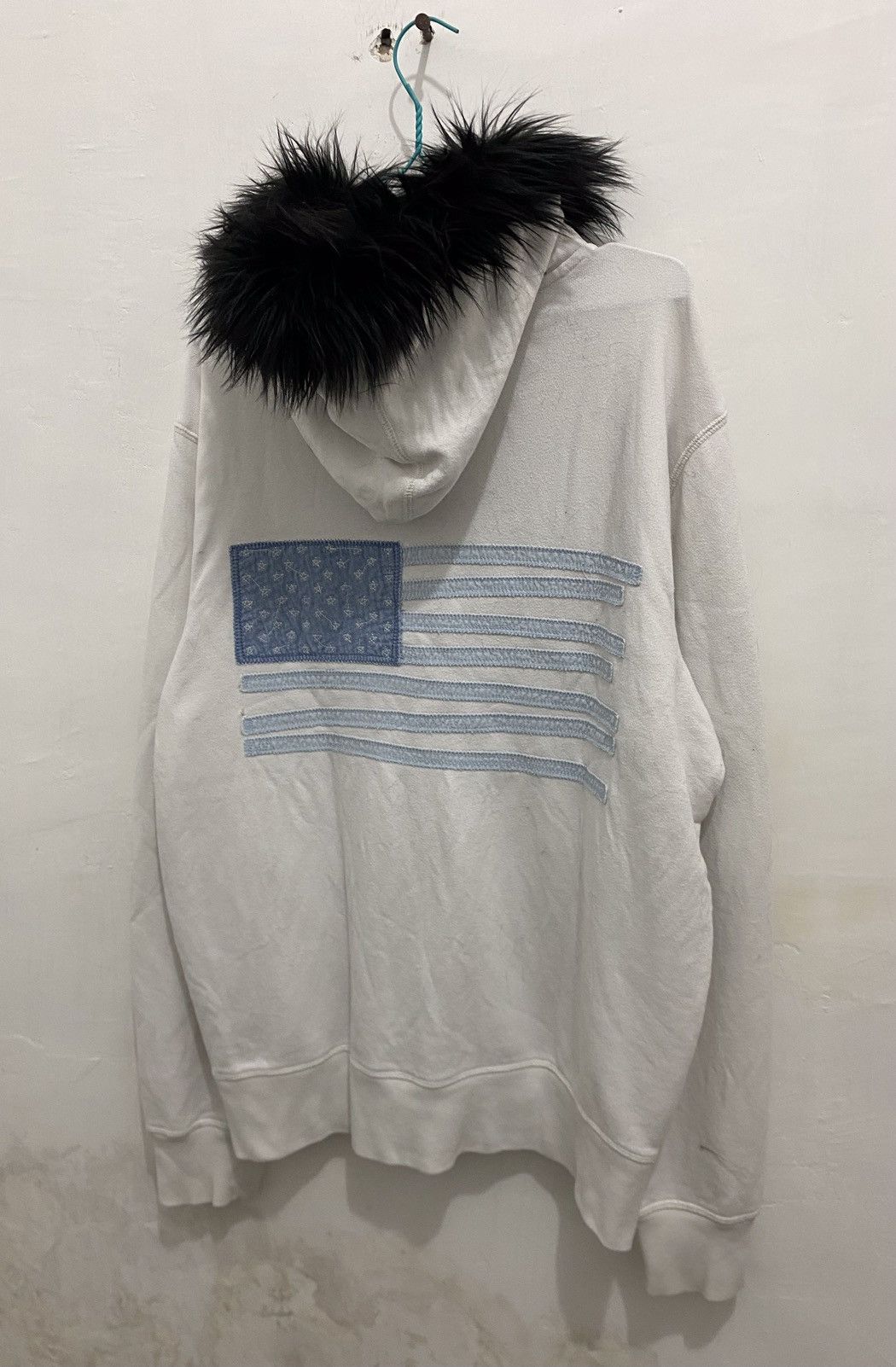 Gap 💥Big Flag💥GAP Fur Zipper Hoodie Size US L / EU 52-54 / 3 - 15 Thumbnail