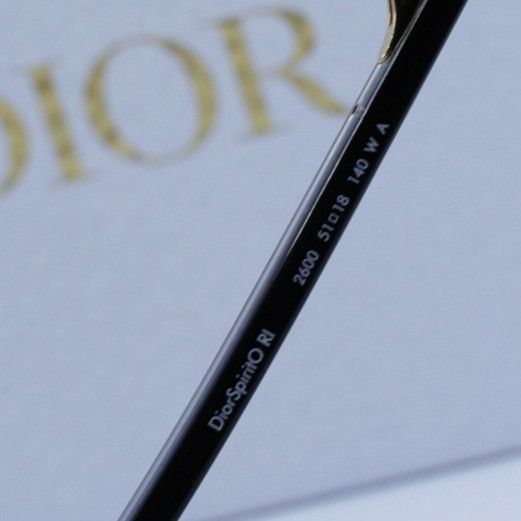 Dior Dior DIORSPIRITO RI 2600 Eyeglasses Havana 51mm Round Frame Size ONE SIZE - 9 Thumbnail