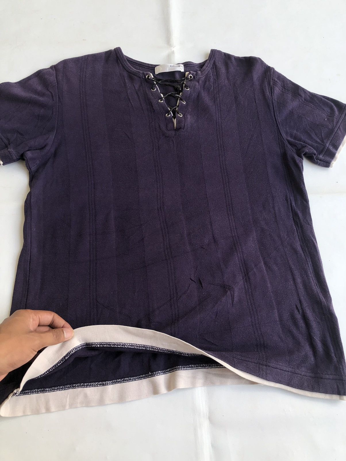 If Six Was Nine DOUBLE LAYER GOTHIC EXCUSE ROCK PUNK STYLE Size US L / EU 52-54 / 3 - 2 Thumbnail