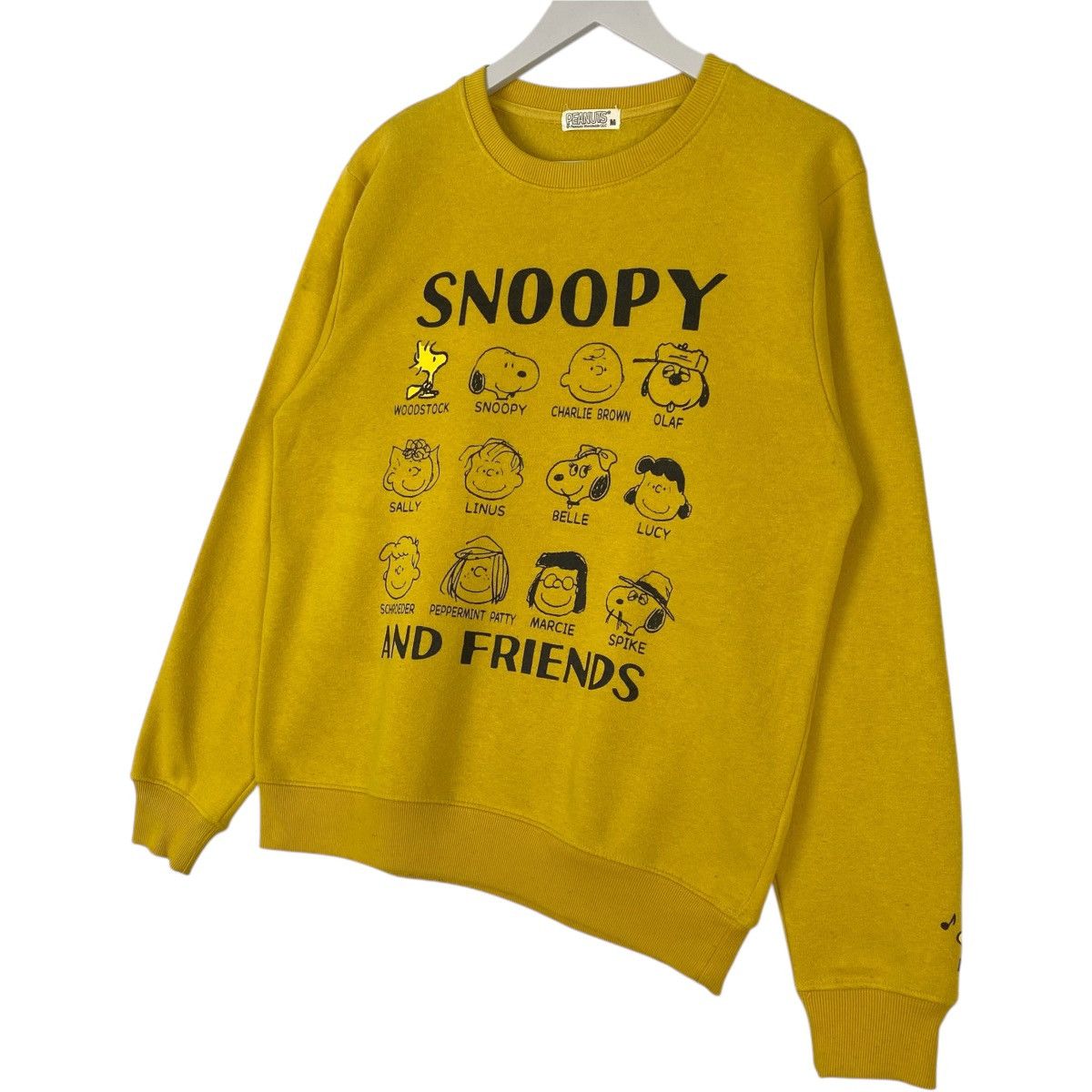 Vintage Vintage Peanuts Snoopy Uniqlo Crewneck Sweatshirt Yellow Size M / US 6-8 / IT 42-44 - 2 Thumbnail