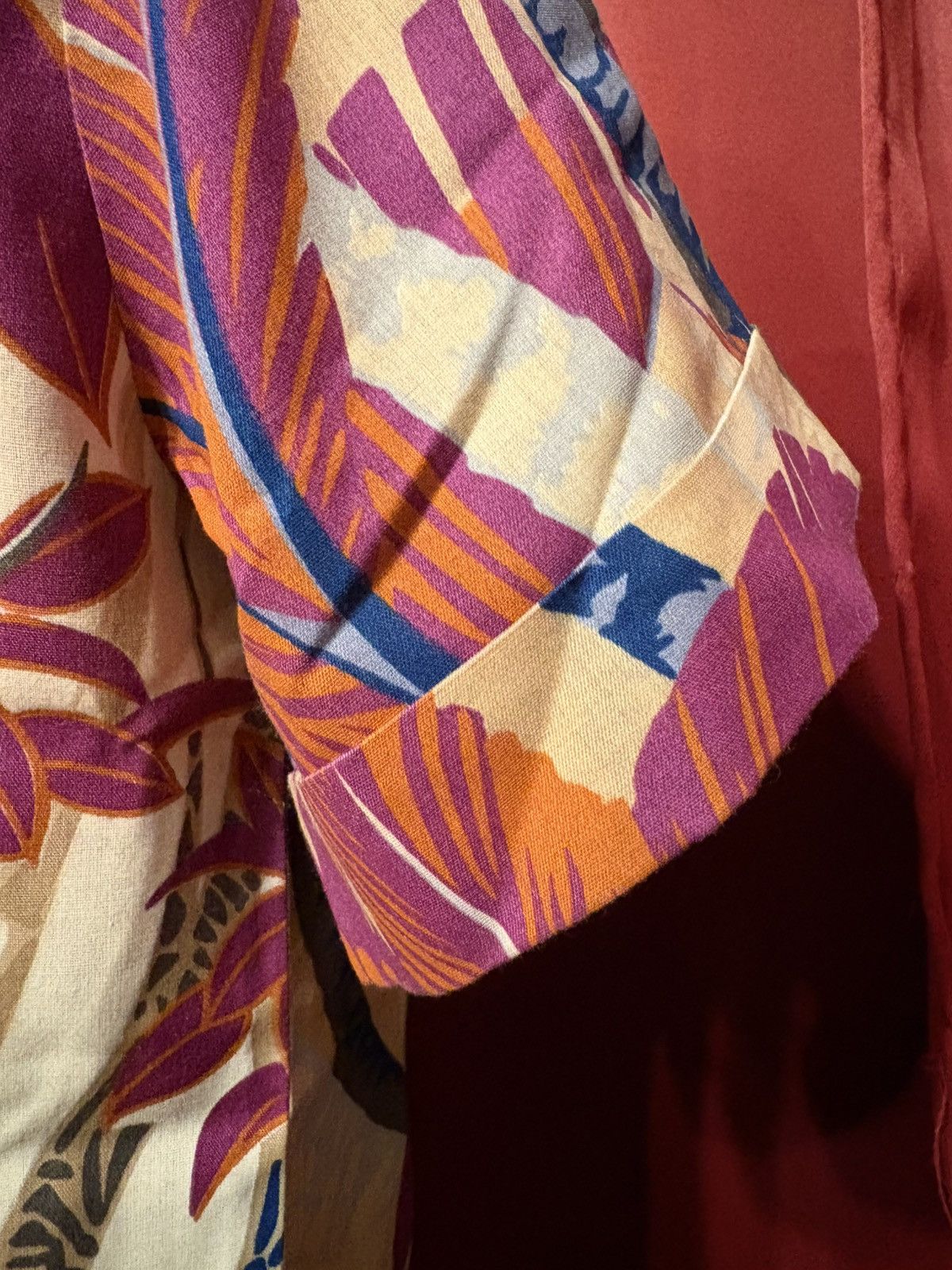 Vintage Vintage Hawaiian Shirt Floral Avant Gard Boho Button Down Size US M / EU 48-50 / 2 - 3 Thumbnail