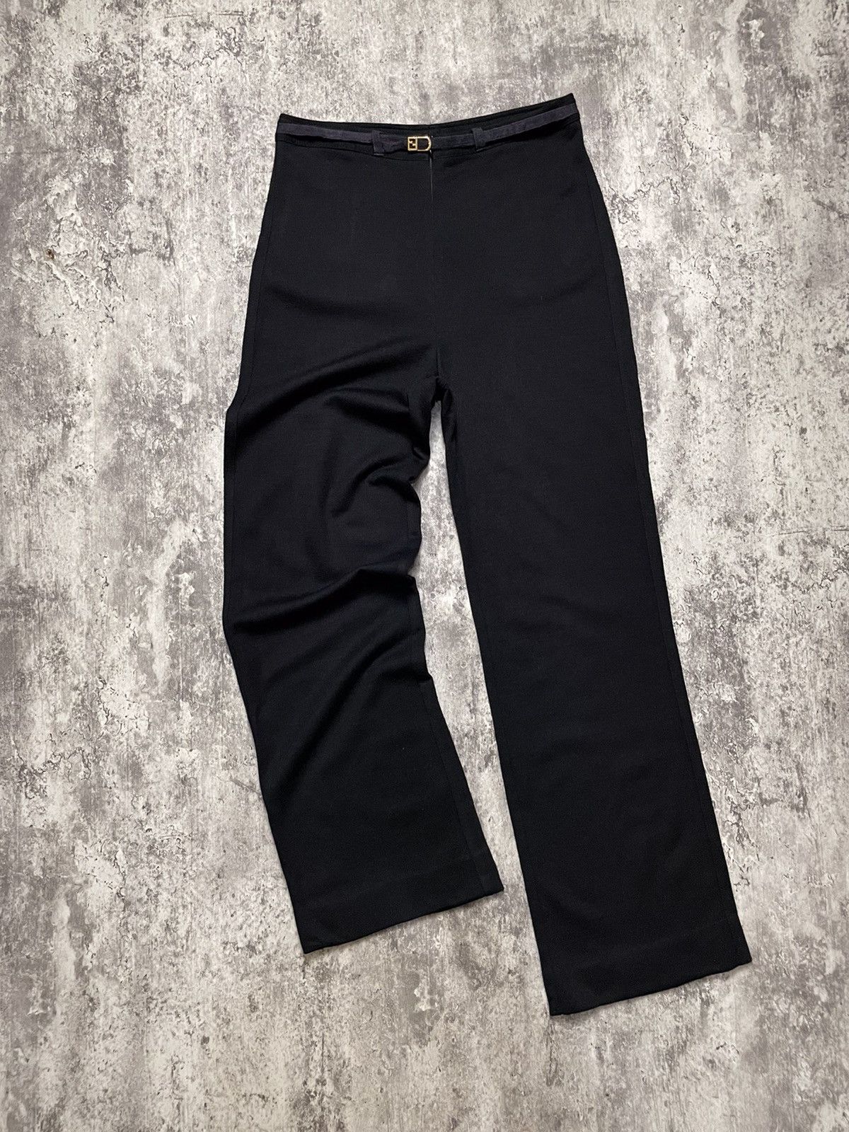 Fendi Ivory Wool Blend Pant | Grailed