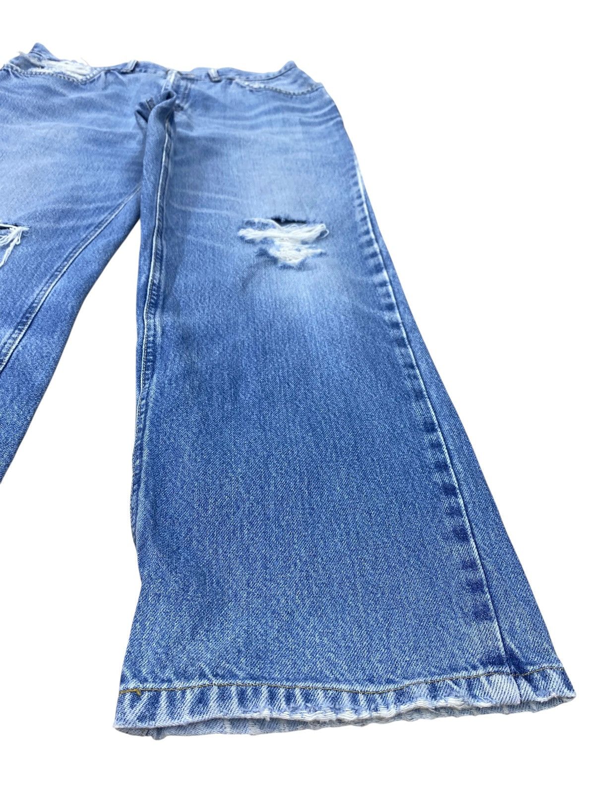 Lee Lee Brand Ripped Whiskers Style Loose Jeans Size US 32 / EU 48 - 6 Thumbnail