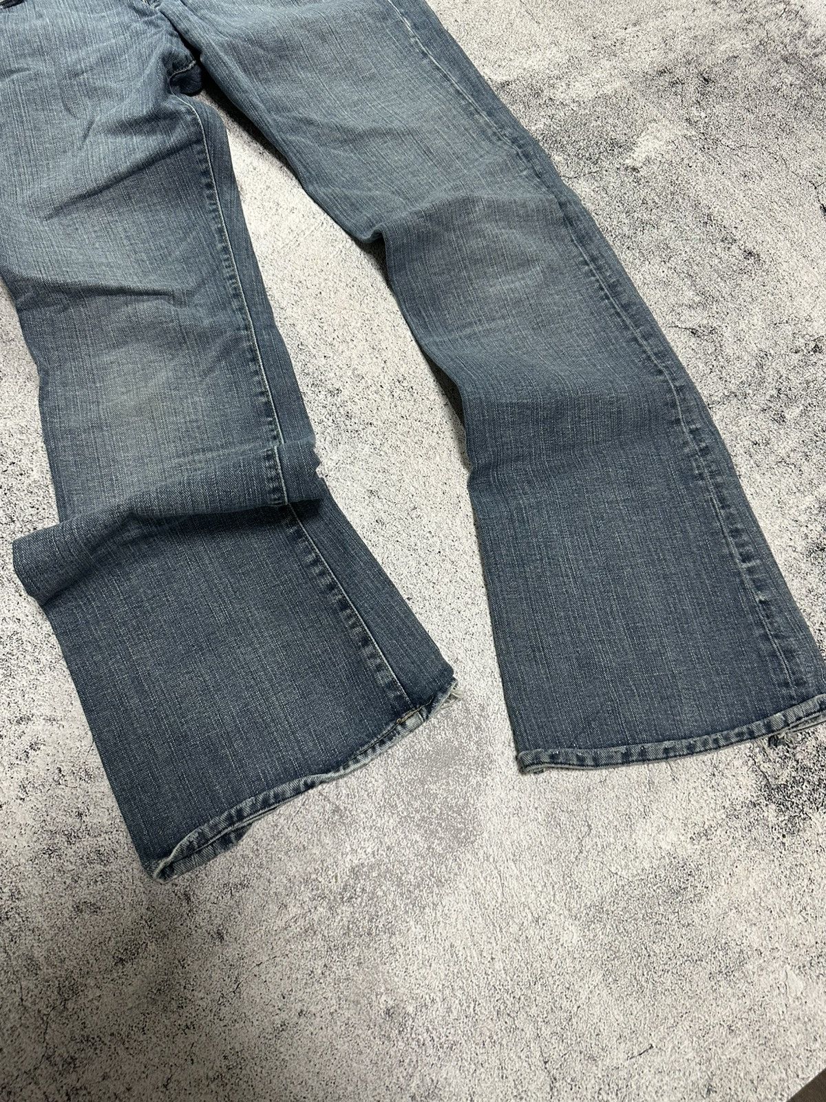 Emporio Armani Emporio Armany If Six Was Nine Style Flared Jeans Y2K Logo Size US 29 - 13 Thumbnail