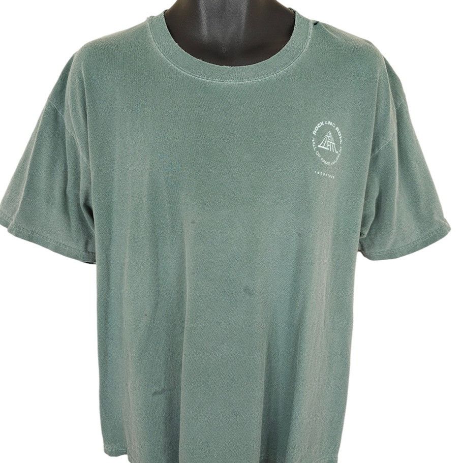 Anvil Rock And Roll Hall Of Fame T Shirt Mens Size Large Green Y2K Size US L / EU 52-54 / 3 - 2 Thumbnail