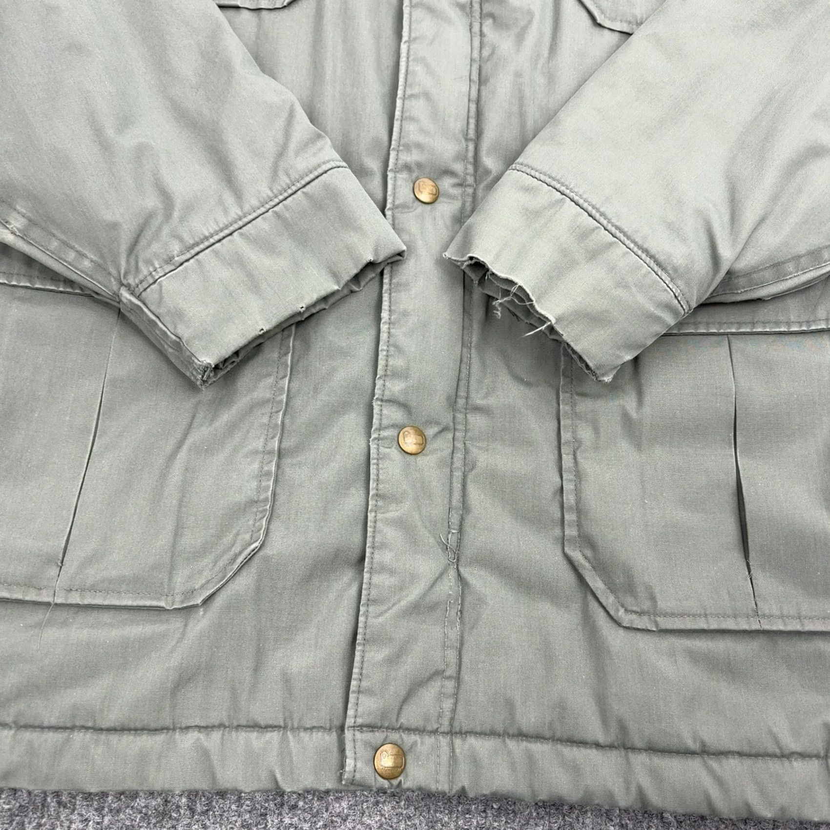 Vintage VINTAGE Woolrich Field Jacket Mens XL Green Utility Four Pocket Coat Gorpcore Size US XL / EU 56 / 4 - 5 Thumbnail