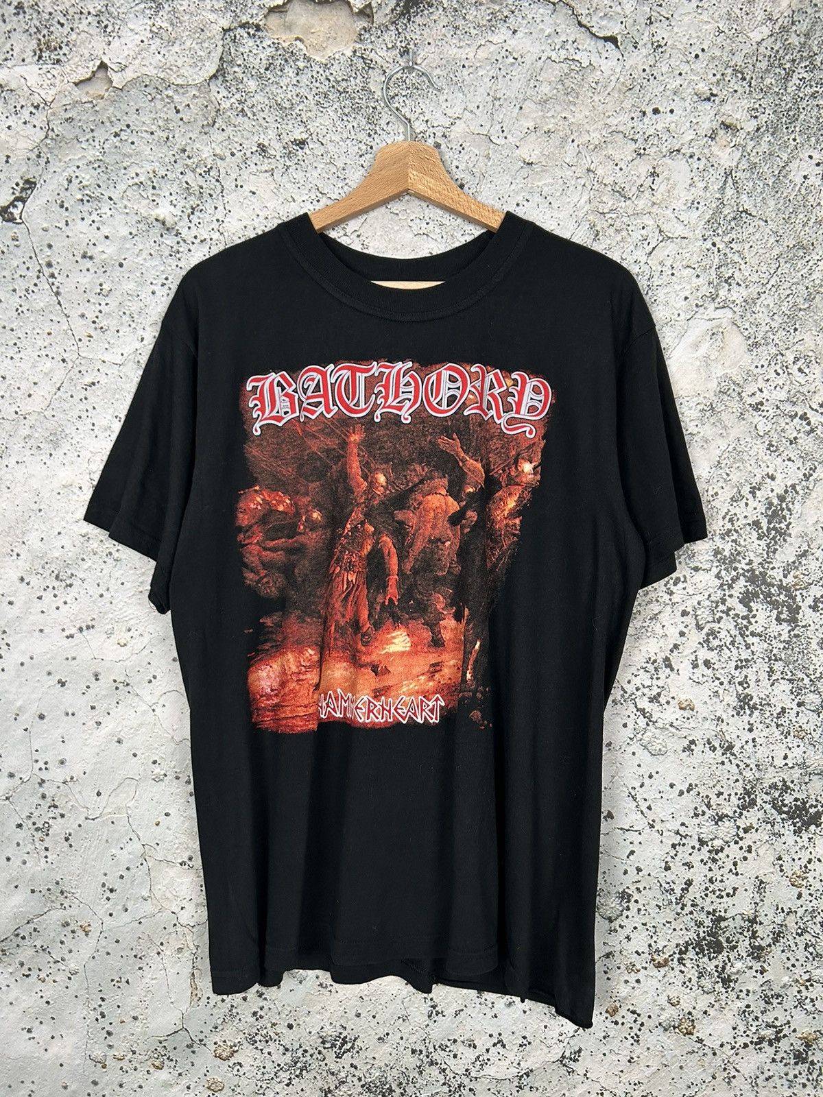 Band Tees Vintage Bathory Black Metal Rock Band Tee Rare Grunge Size US L / EU 52-54 / 3 - 1 Thumbnail