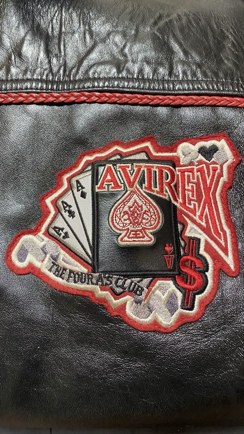Avirex avirex king casino all leather stadium bomber jacket 3xl/4xl Size US XXL / EU 58 / 5 - 3 Thumbnail