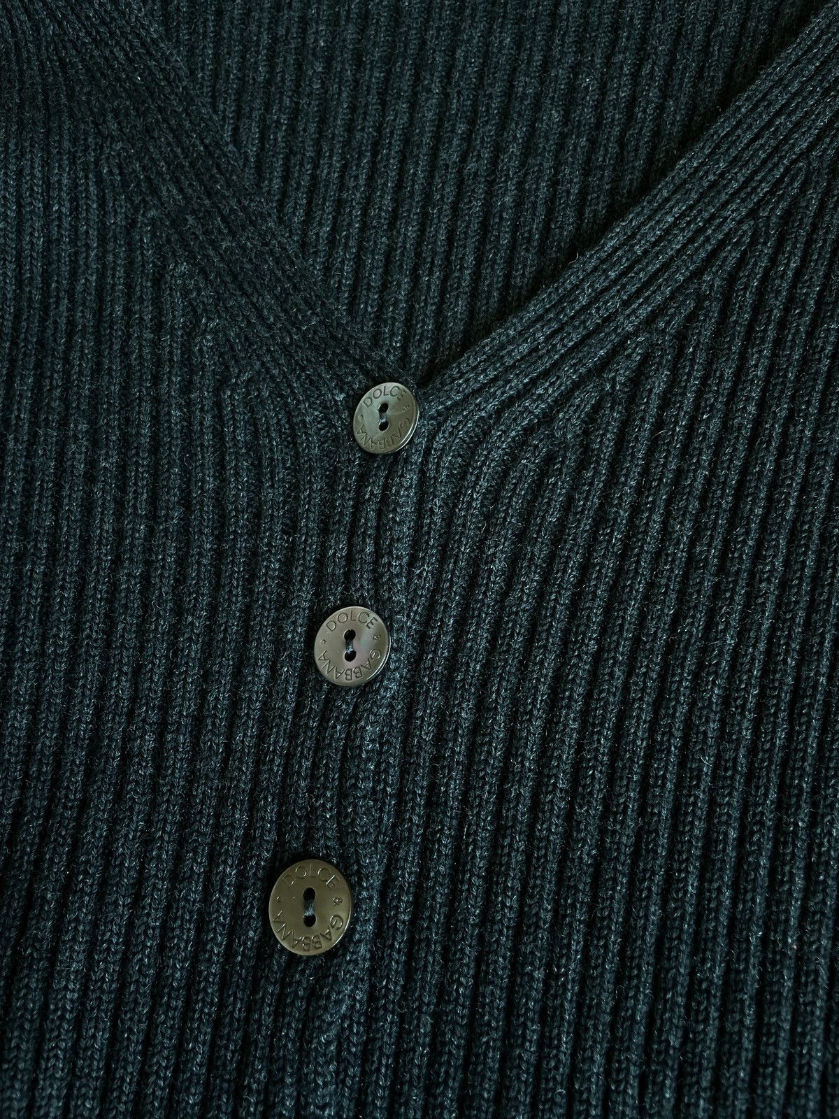 Dolce & Gabbana 00s Vintage Dolce & Gabbana Wool Knit Cardigan Sweater Size M / US 6-8 / IT 42-44 - 3 Thumbnail