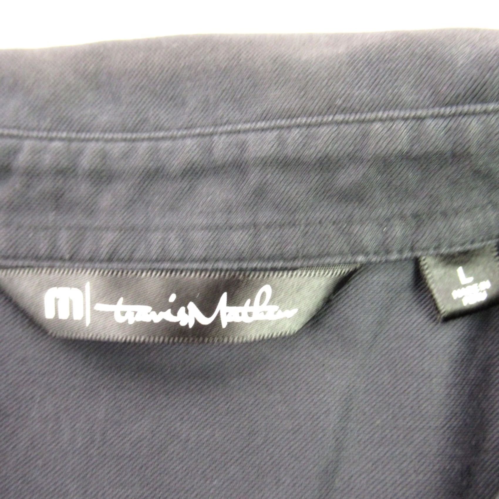 TravisMathew Travis Mathew Polo Golf Shirt Short Sleeve Lightweight Black Outdoors Mens Large Polo Size US L / EU 52-54 / 3 - 4 Thumbnail