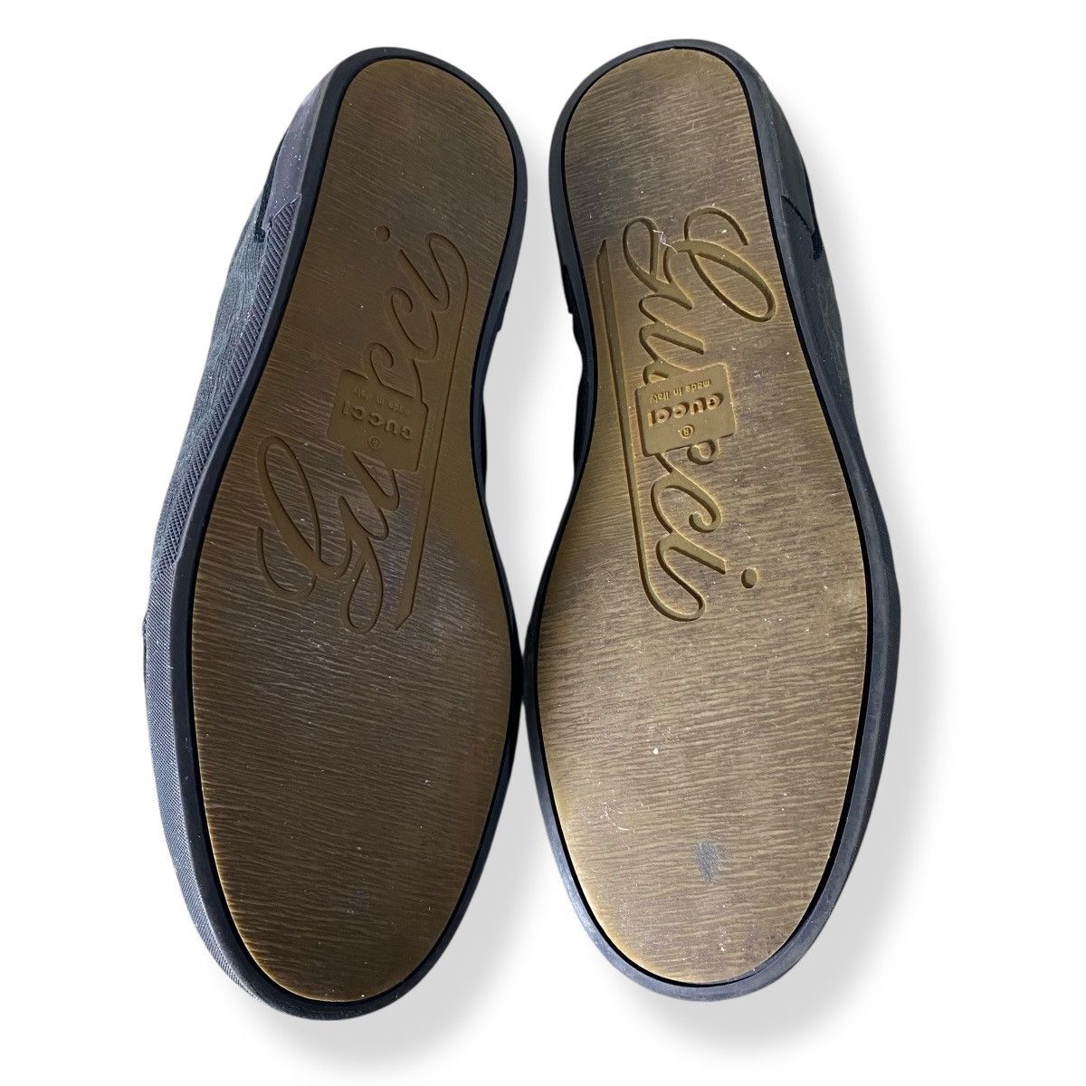 Gucci Gucci Web GG Canvas Monogram Sneakers Black Suede Size US 7.5 / EU 40-41 - 5 Thumbnail