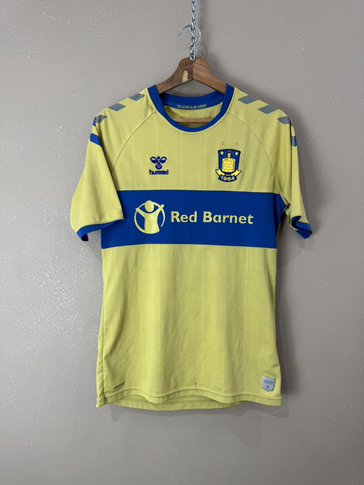 Hummel Jersey Brondby Hummel Football Shirt Trikot Soccer Size US S / EU 44-46 / 1 - 1 Thumbnail
