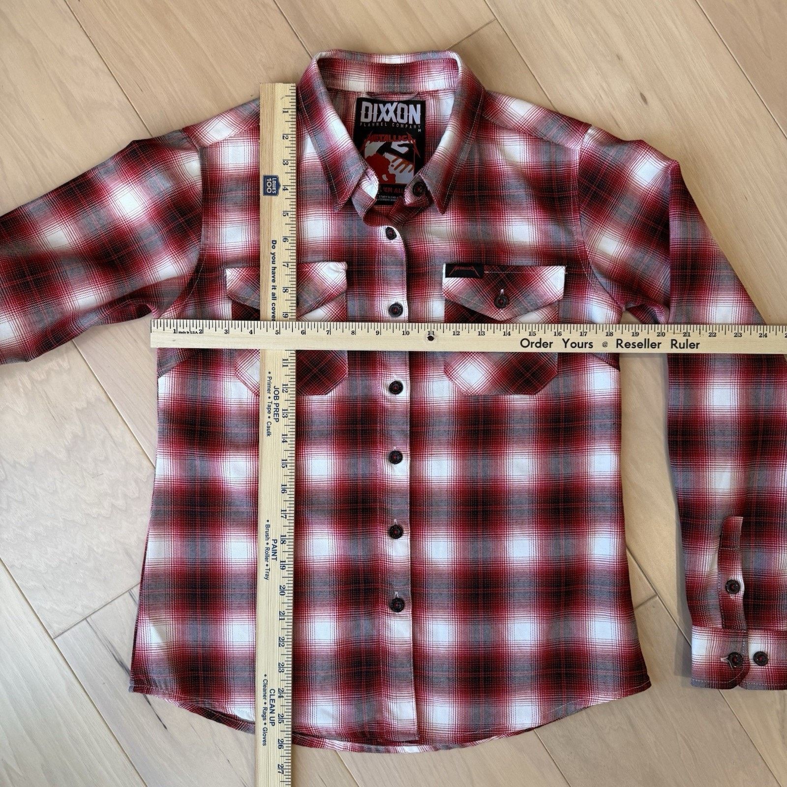 Dixxon Dixxon Flannel Company Shirt Women's M Red Metallica Size M / US 6-8 / IT 42-44 - 3 Thumbnail