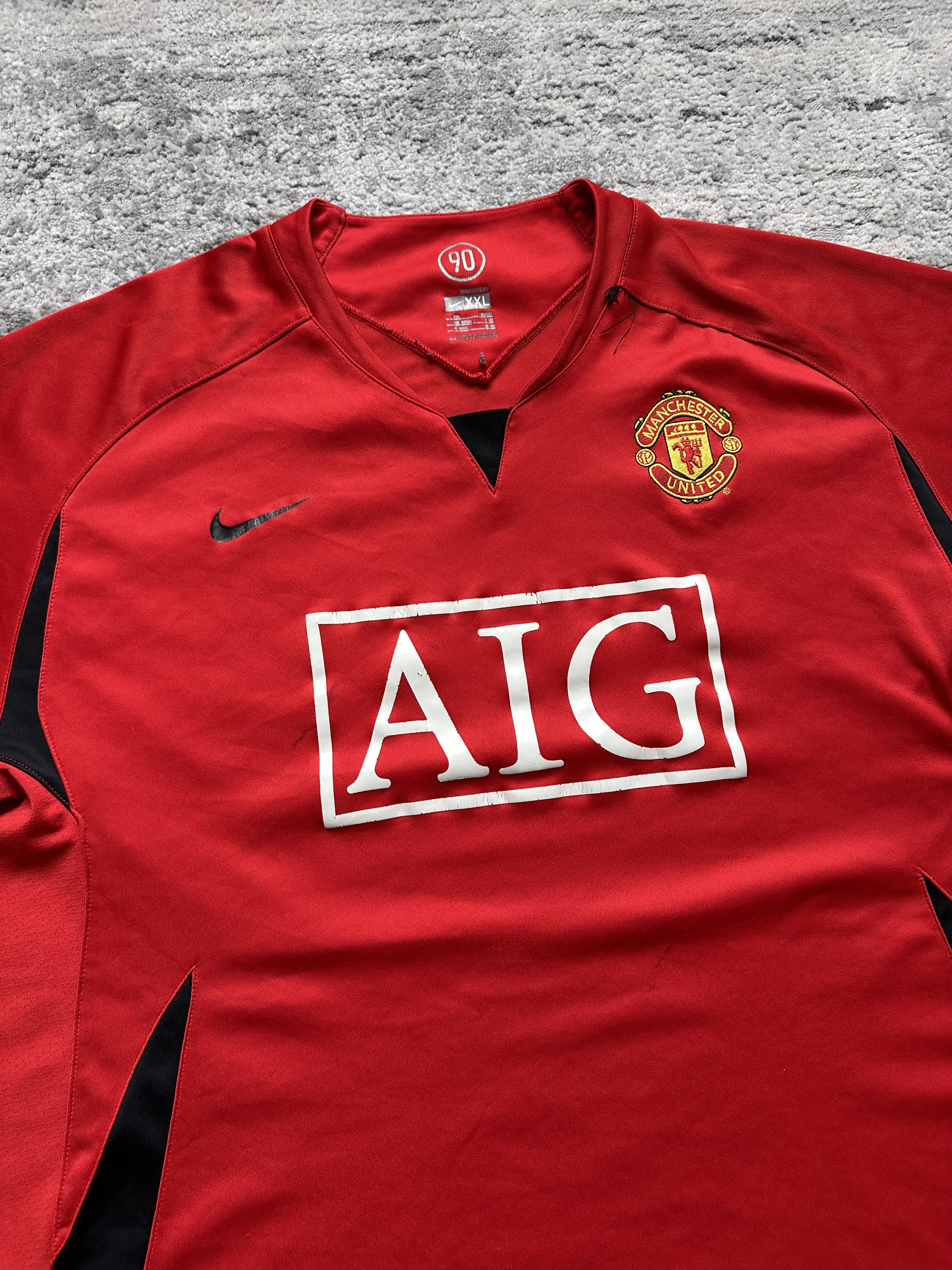 Nike Nike Manchester United Vintage Jersey Size US XXL / EU 58 / 5 - 3 Thumbnail