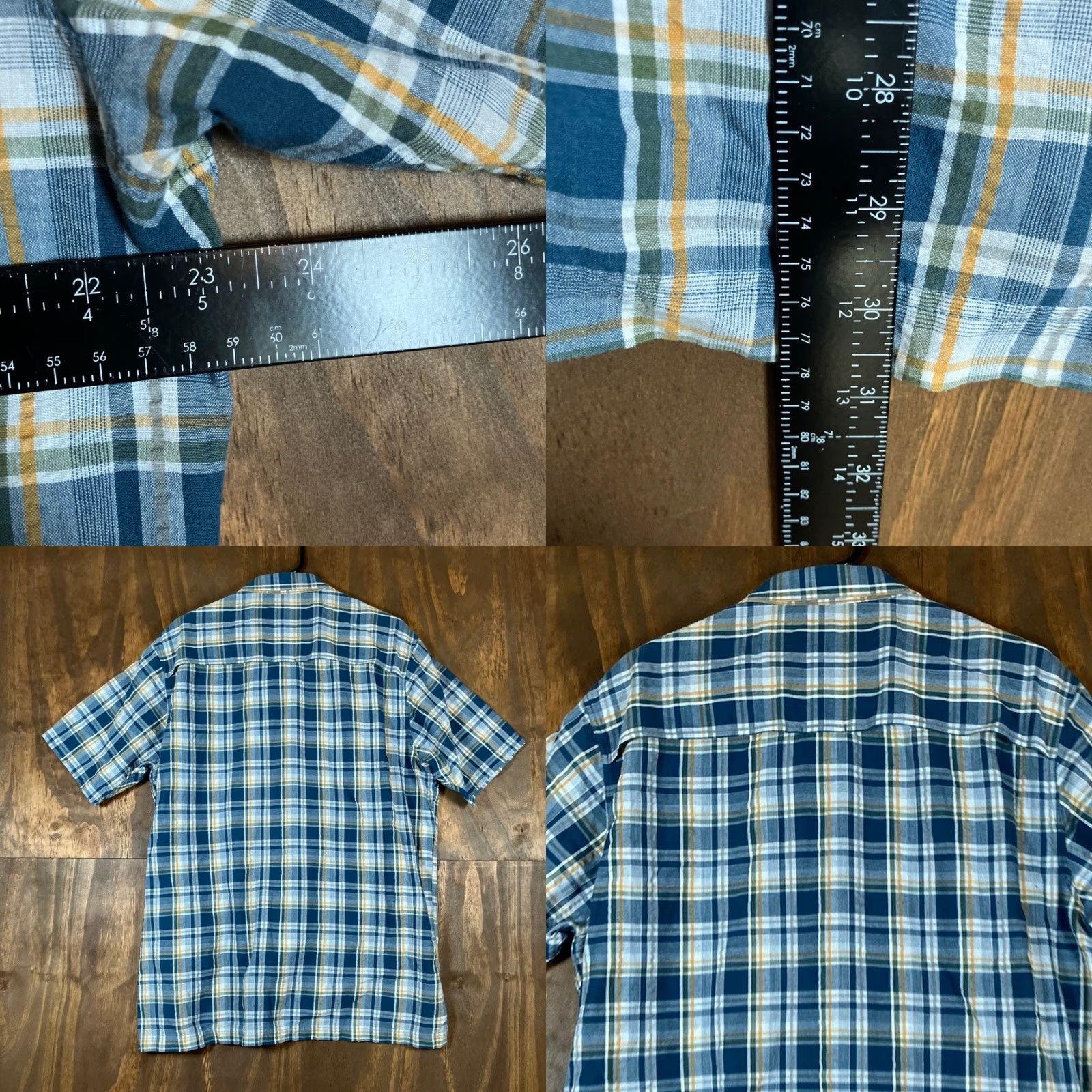 Croft & Barrow Croft & Barrow Mens Shirt Blue Plaid Quick Dry Button Up Gorpcore Large Size US L / EU 52-54 / 3 - 8 Thumbnail