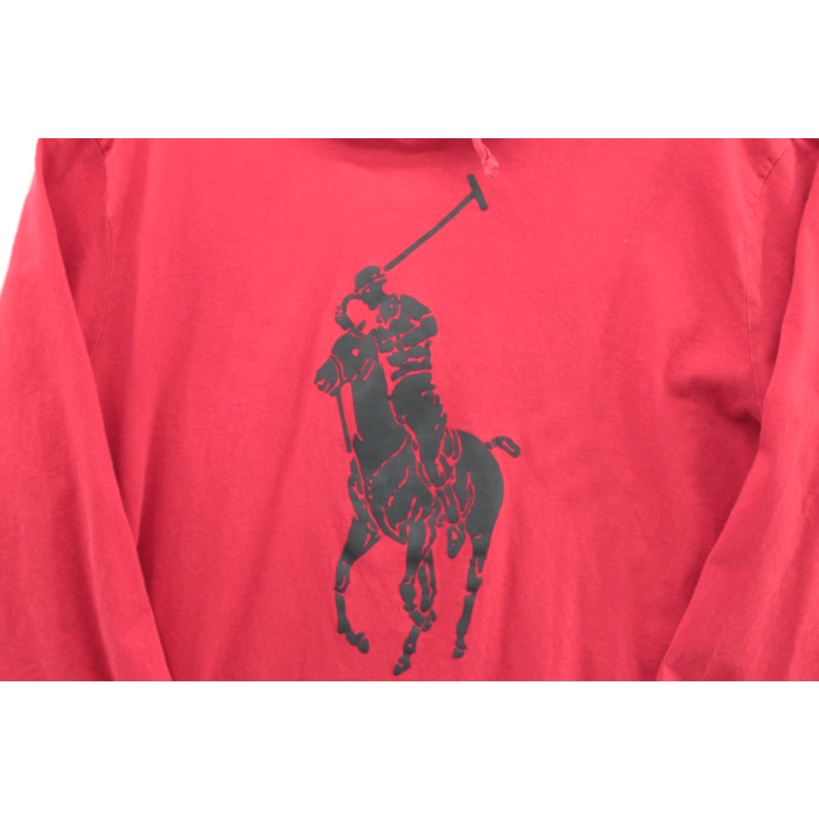 Polo Ralph Lauren Polo Ralph Lauren Hoodie Men Large Red Lightweight Long Sleeve Large Pony Shirt Size US L / EU 52-54 / 3 - 2 Thumbnail