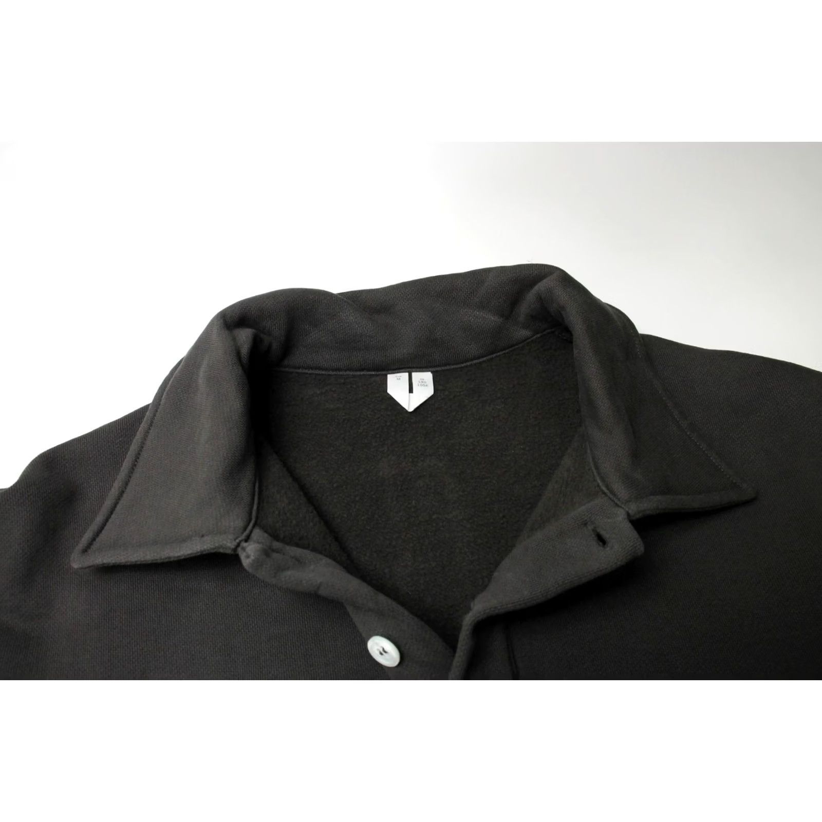 Arket ARKET Sweatshirt MEDIUM Dark Brown Polo Neck Half Button Pullover Men's Size US M / EU 48-50 / 2 - 4 Thumbnail